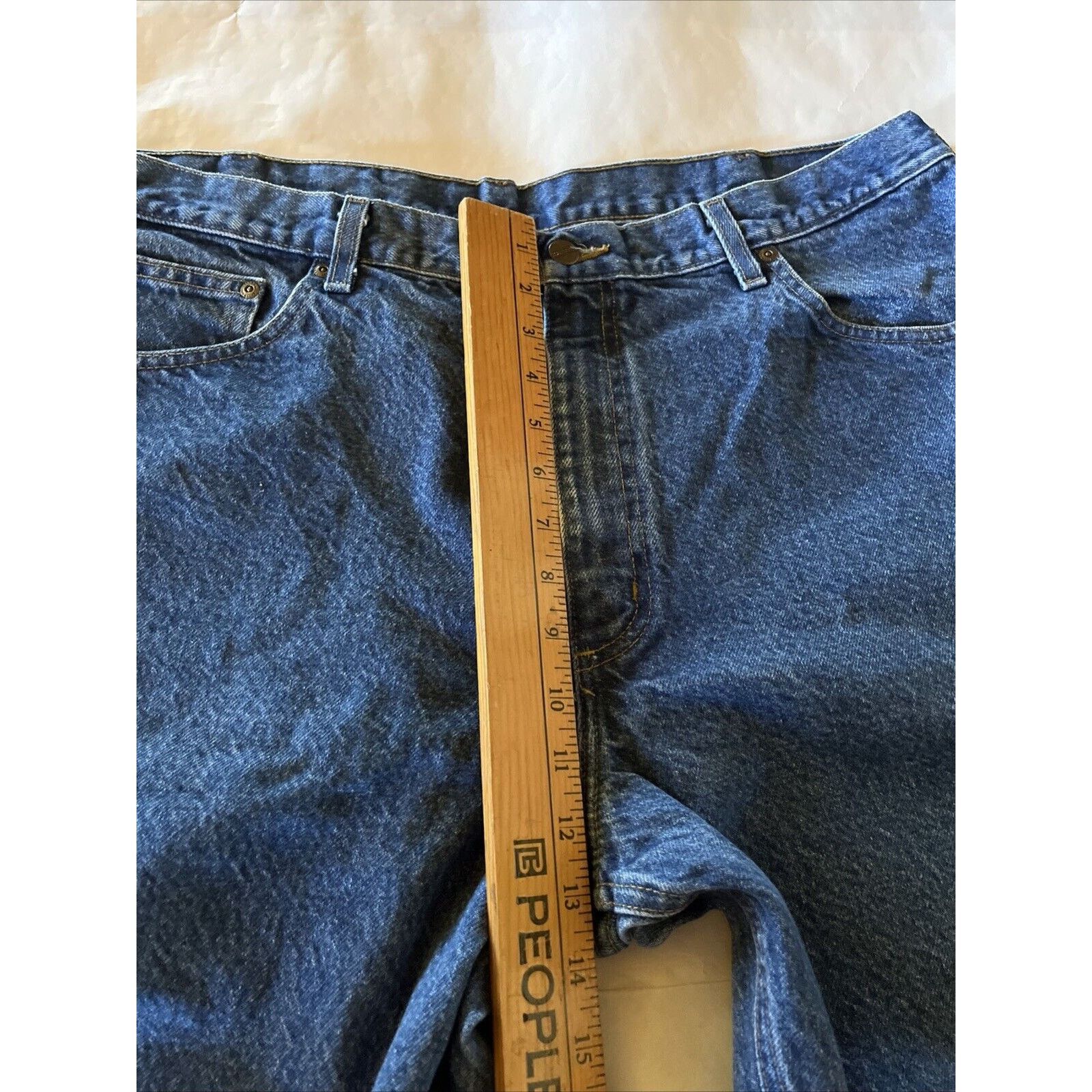Carhartt Carhartt Jeans Men’s 38x30 Relaxed Fit Denim Blue Dark Wash Size US 38 / EU 54 - 9 Thumbnail
