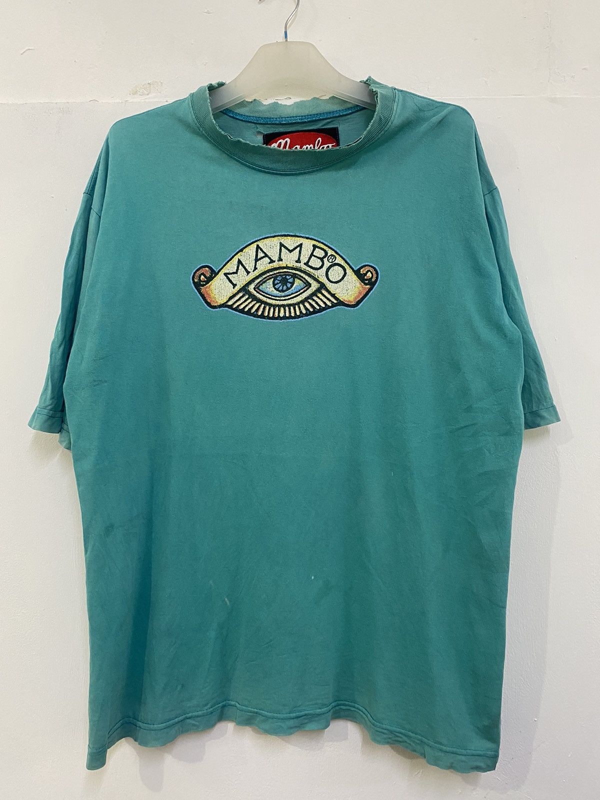 Mambo Distress Damange sunfaded Mambo Jesus Heaven And Hell Size US M / EU 48-50 / 2 - 1 Thumbnail