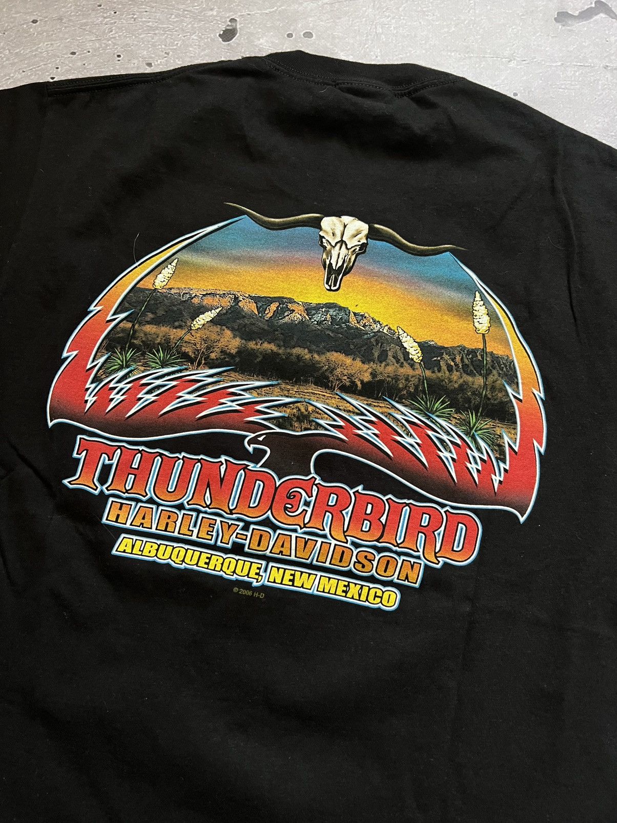 Harley Davidson VINTAGE HARLEY DAVIDSON THUNDERBIRD ALBUQUERQUE SHIRT M Size US M / EU 48-50 / 2 - 9 Thumbnail