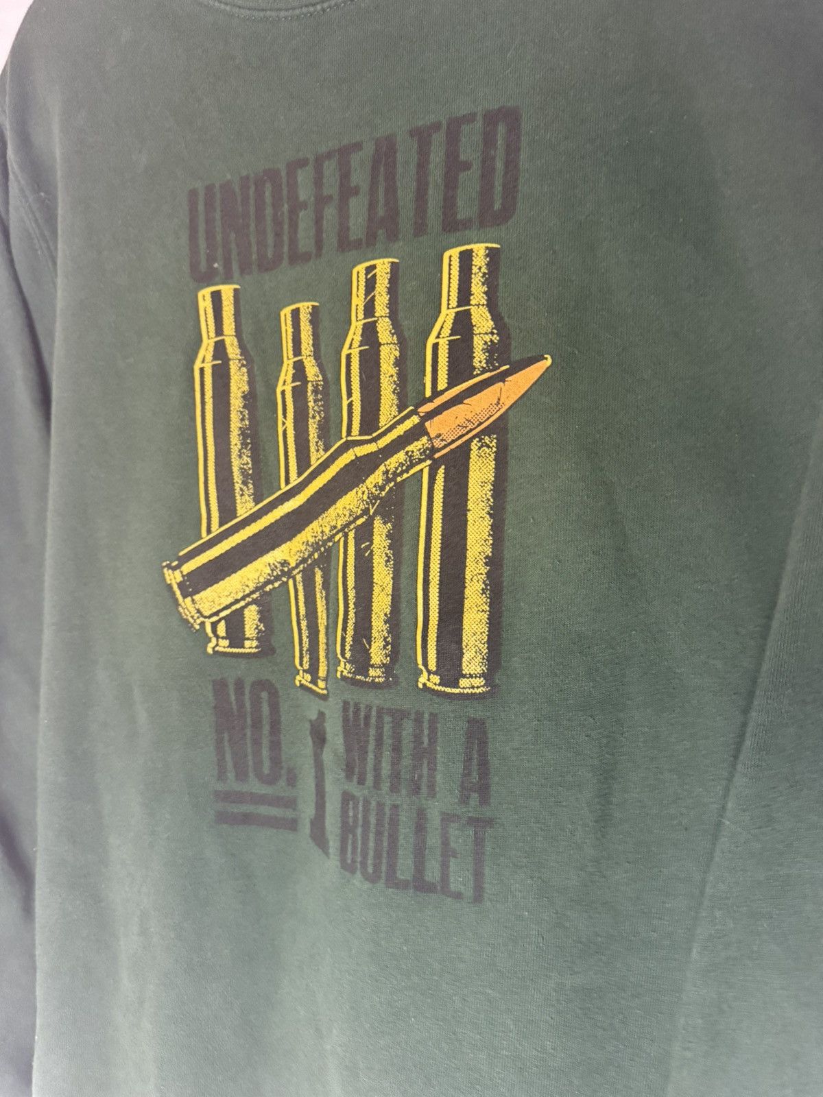 Undefeated Undefeated No. 1 Ammo Bullet Tally Logo L/S Crewneck Green Size US M / EU 48-50 / 2 - 2 Thumbnail