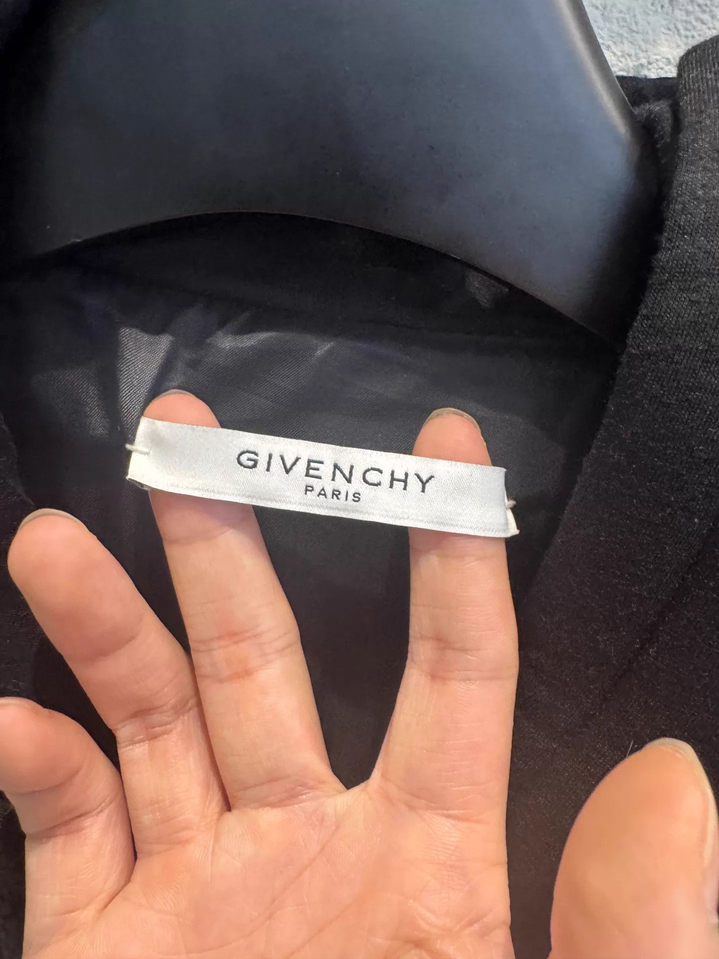 Givenchy Givenchy Black Leather Sleeve Men's Baseball Jkt Size US M / EU 48-50 / 2 - 4 Thumbnail