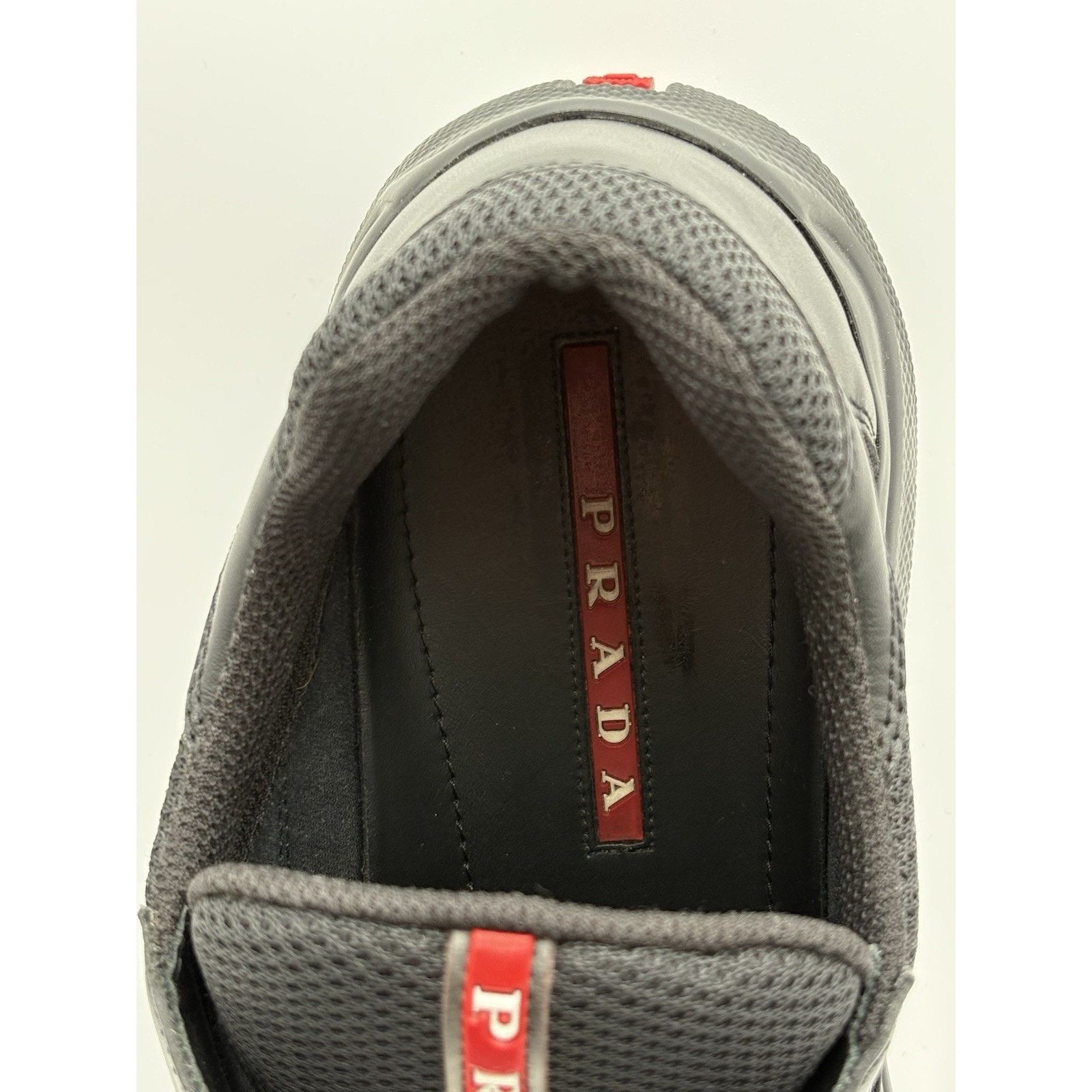 Prada Prada Americas Cup ' Black Leather ' | SUPER CLEAN! Size US 10 / EU 43 - 12 Thumbnail