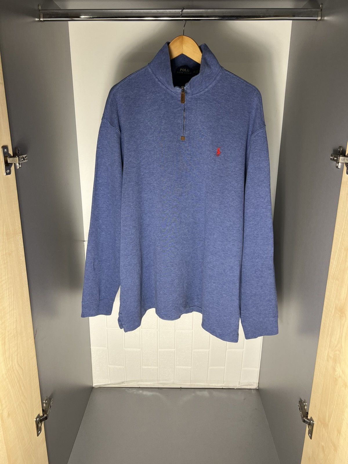 Polo Ralph Lauren VINTAGE POLO RALPH LAUREN 1/3 ZIP SWEATER DESIGNER CASUAL Size US XXL / EU 58 / 5 - 1 Thumbnail
