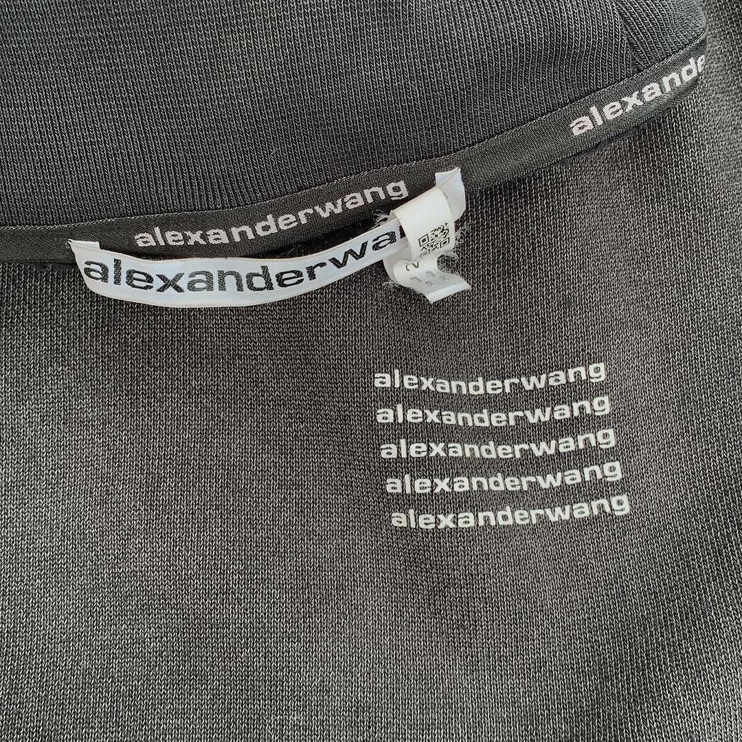 Alexander Wang Alexander Wang Graphic Print Logo Turtleneck Sweatshirt Size US XS / EU 42 / 0 - 5 Thumbnail