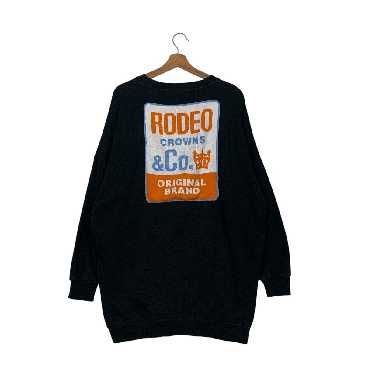 Japanese Brand RODEO CROWNS Big Logo Crewneck Sweatshirt #1776-C79 Size US XXL / EU 58 / 5 - 1 Thumbnail
