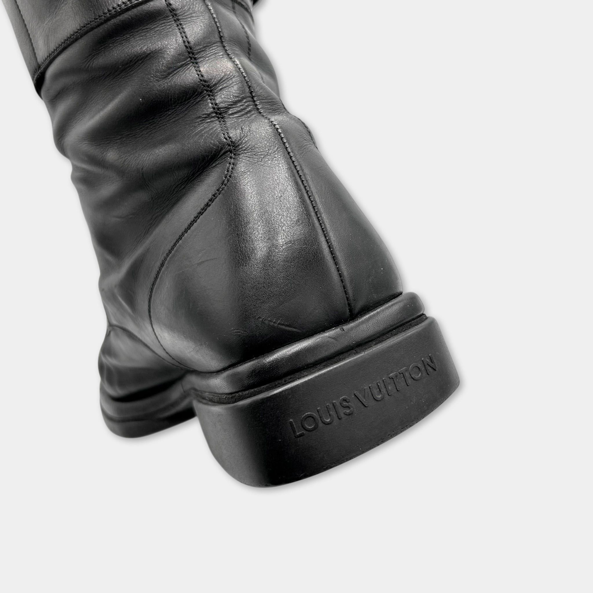 Y-3 Louis Vuitton 2011 Double Buckle Combat Boots Size ONE SIZE - 7 Thumbnail
