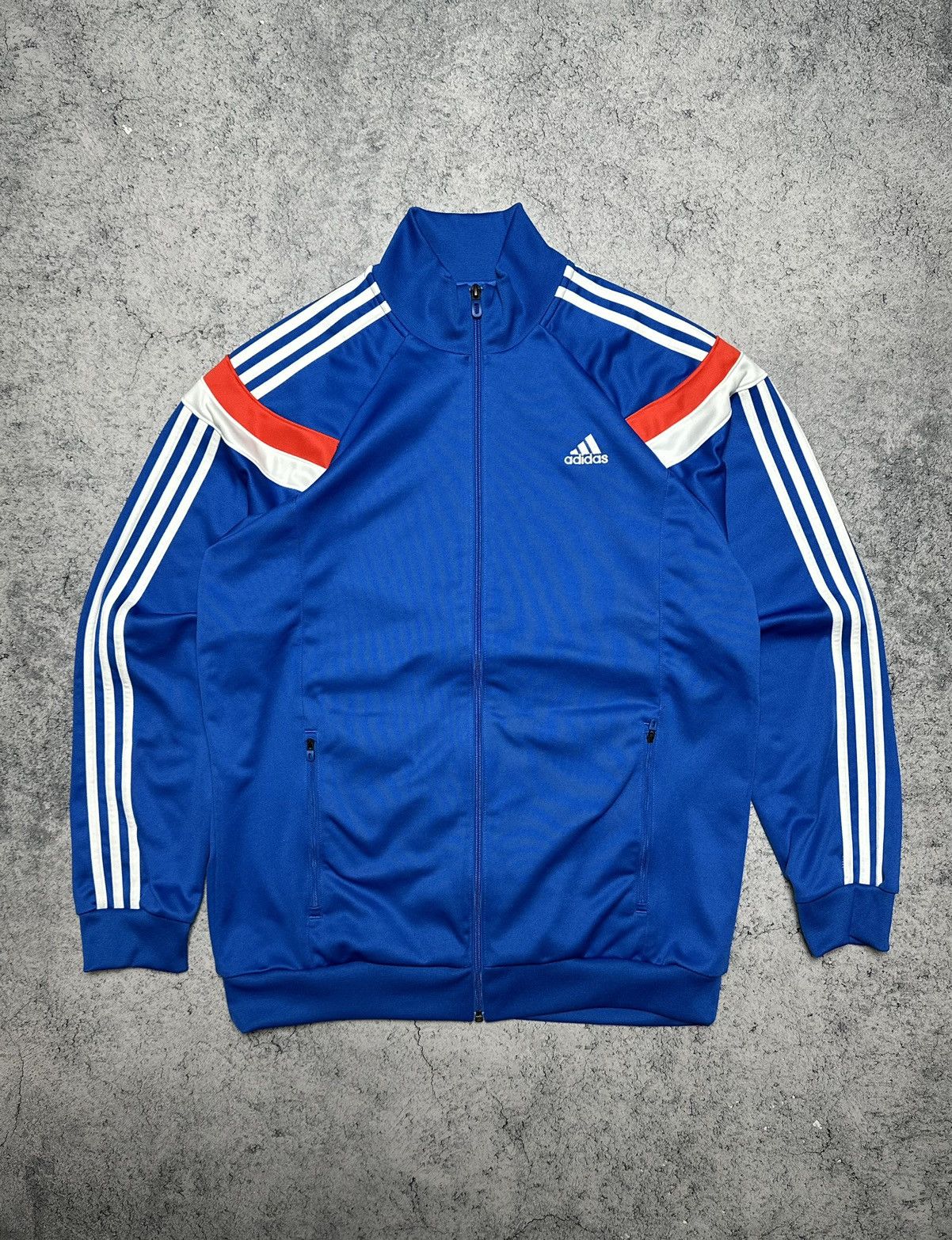 Adidas Adidas Blue Zip Track Jacket Size US L / EU 52-54 / 3 - 1 Thumbnail