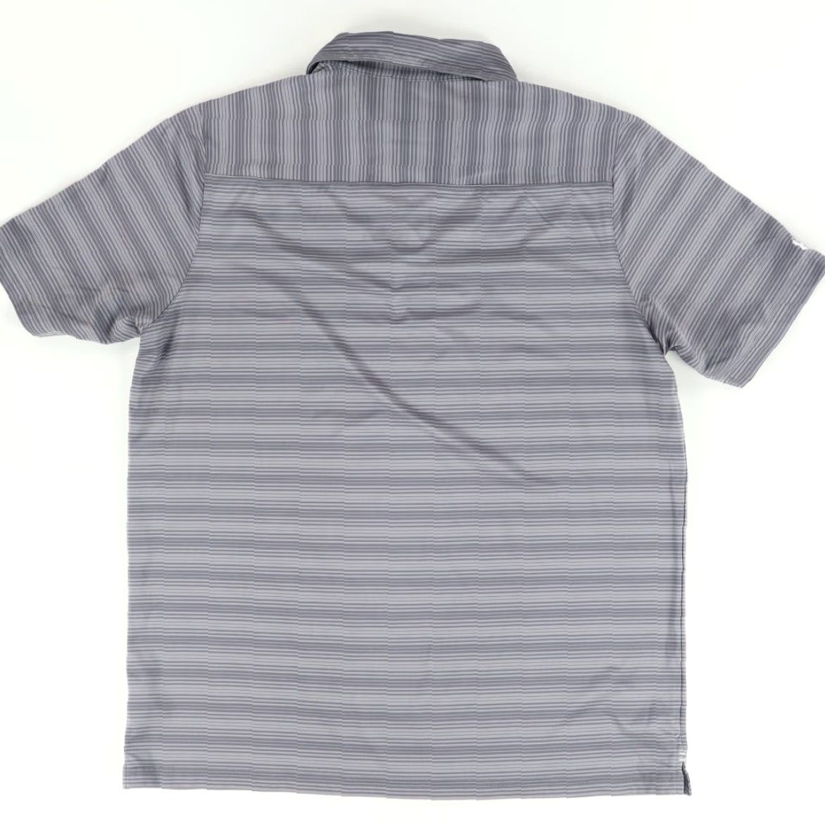Under Armour Under Armour Heat Gear Loose Stretch Polyester Striped Polo Shirt Gray Men's XL Size US XL / EU 56 / 4 - 4 Thumbnail
