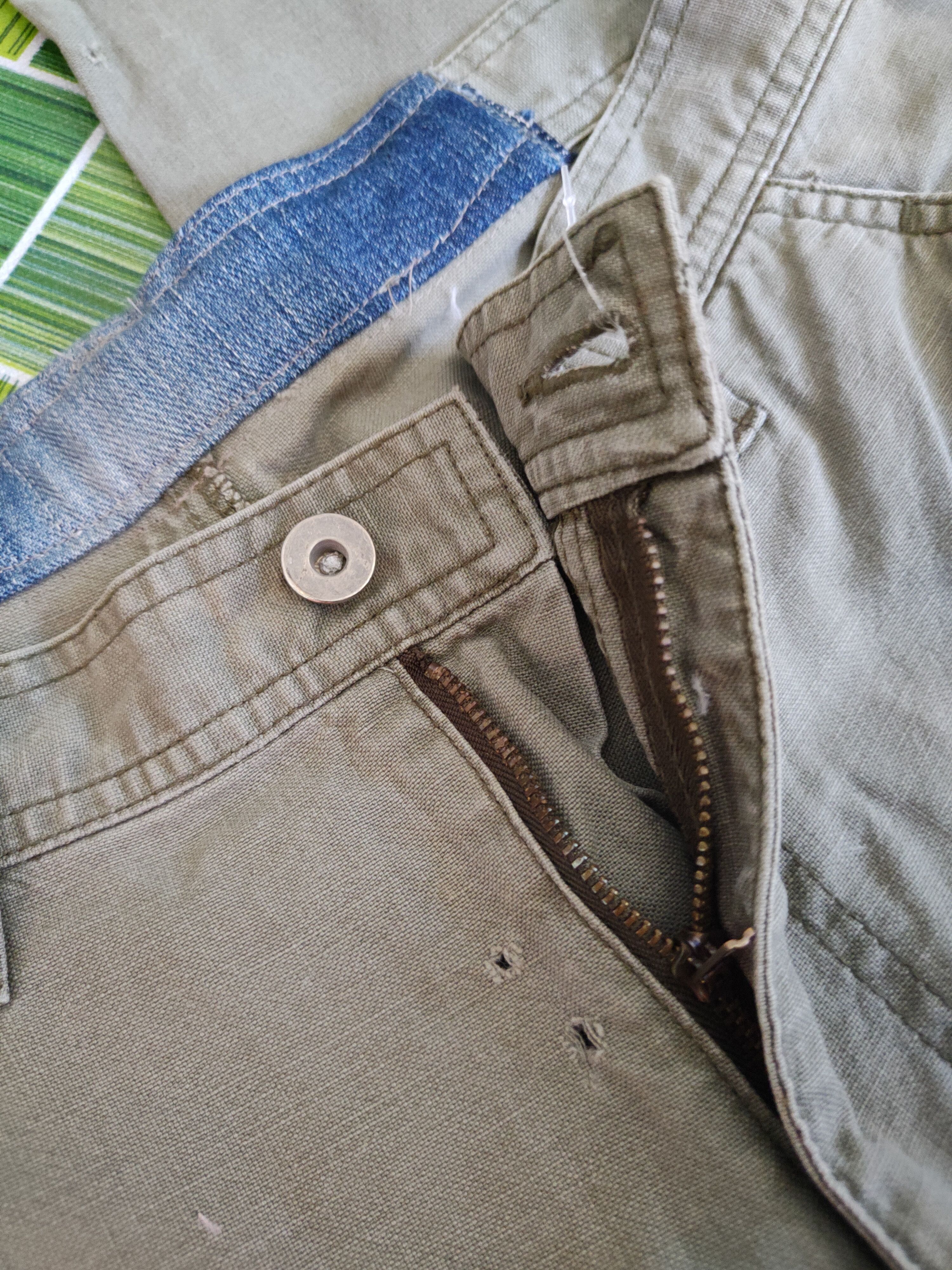 Japanese Brand Uniqlo Green Faded Multipocket Tactical Cargo Pants #S1344 Size US 34 / EU 50 - 18 Thumbnail