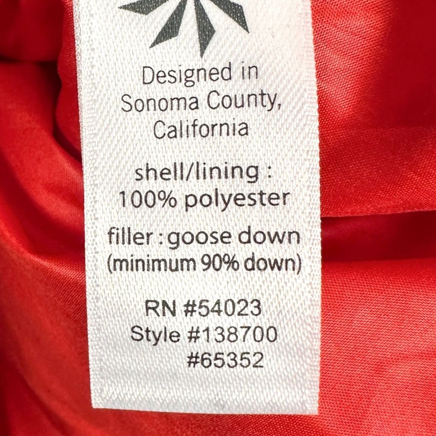 Athleta Athleta Womens XS Jacket Puffer Orange Goose Down Bomber Full Zip Authentic EUC Size XS / US 0-2 / IT 36-38 - 6 Thumbnail