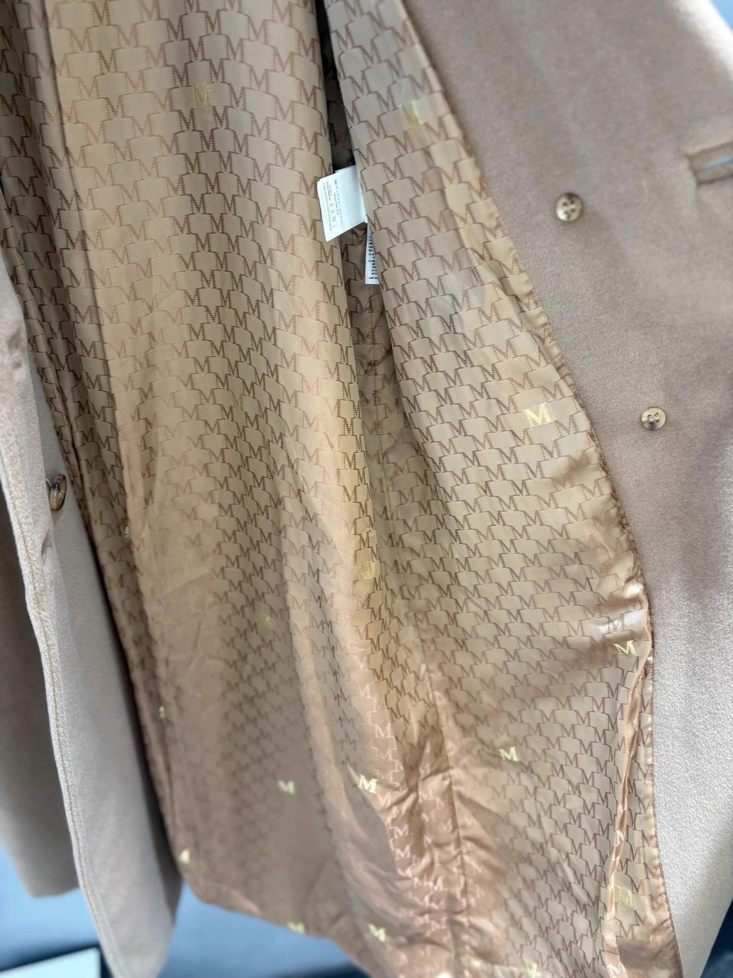 Max Mara MaxMara Vintage Classic Camel 101801 Long Coat 32 Size XXS / US 00 / IT 34 - 3 Thumbnail