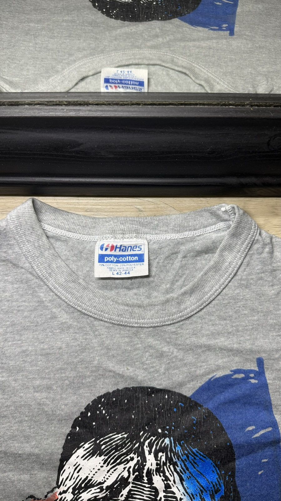 Hanes Vintage 1986 Los Miserables Band Tour Merch Single Stitch Size US L / EU 52-54 / 3 - 4 Thumbnail