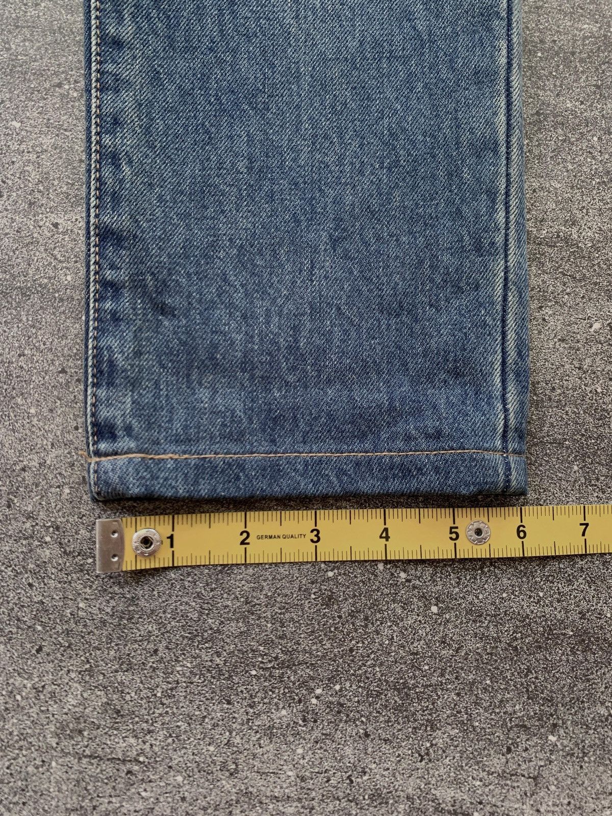 Saint Laurent Paris FREE TAX! D02 Blue Washed Skinny Denim Jeans Size US 28 / EU 44 - 17 Thumbnail