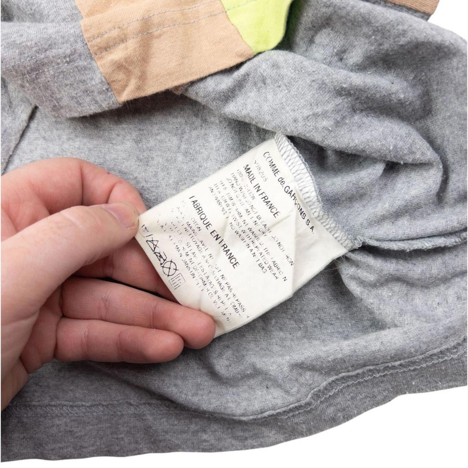 Comme des Garcons Vintage 2000s Comme Des Garçons SHIRT Patchwork T Shirt XS Size US S / EU 44-46 / 1 - 7 Thumbnail