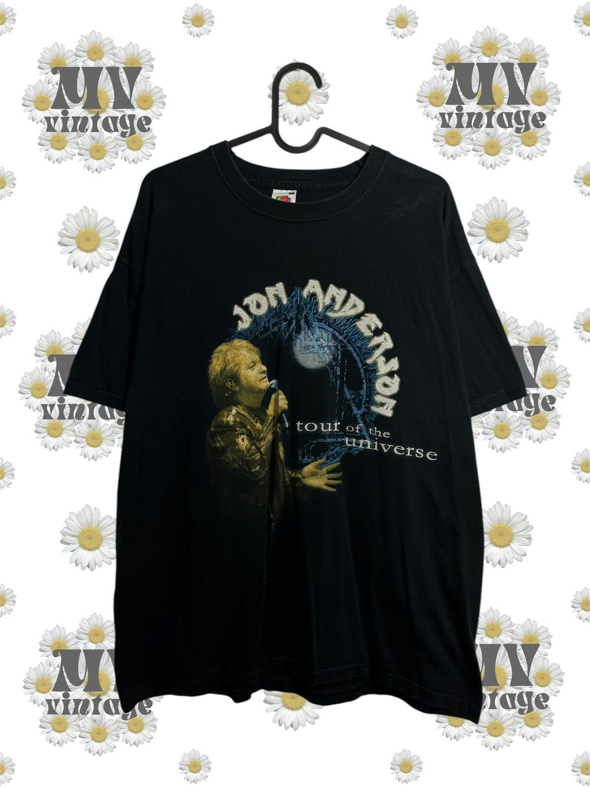 Band Tees × Vintage Jon Anderson 2005 Vintage YES Tour European Rock Metal Band Size US L / EU 52-54 / 3 - 1 Thumbnail