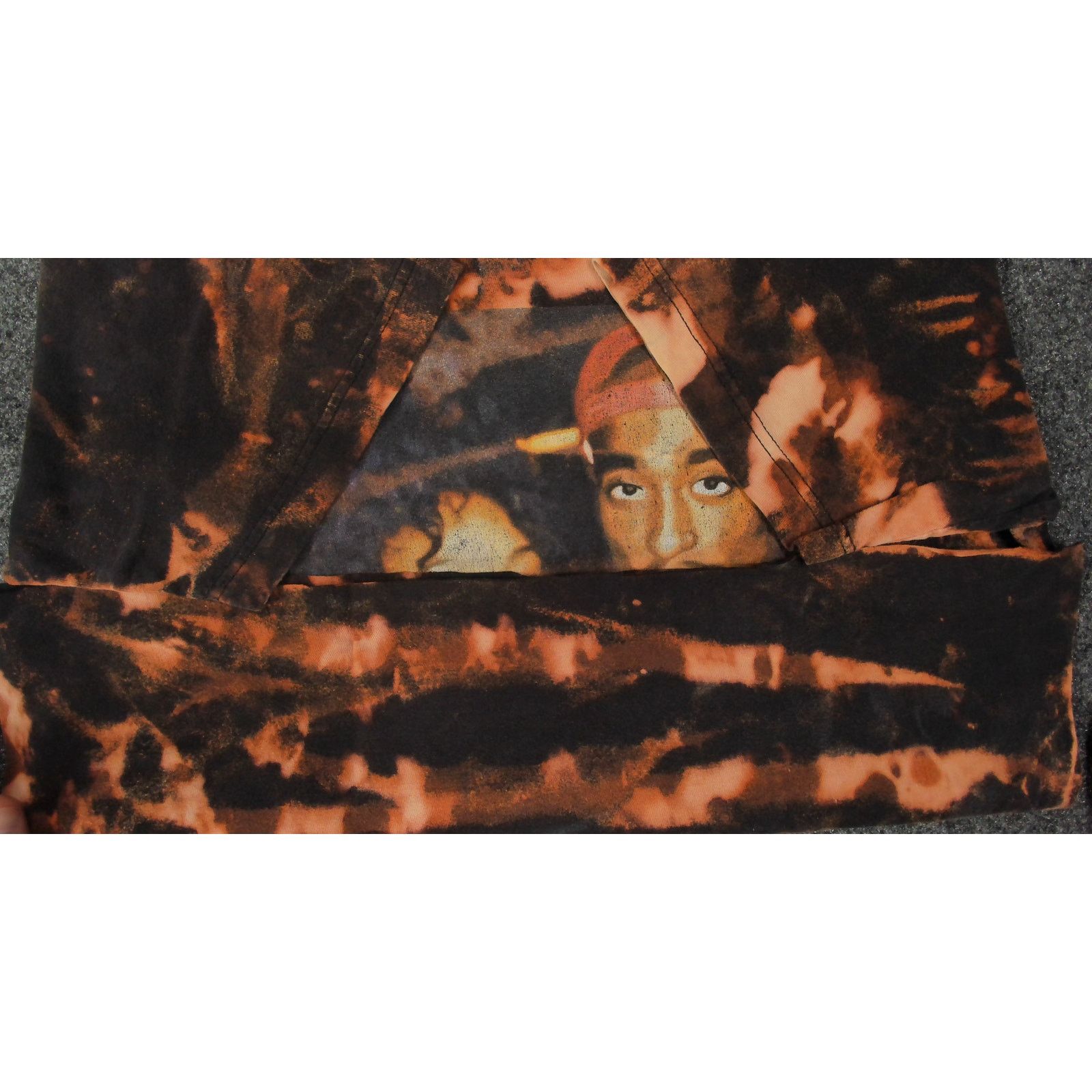 Cross Colours Cross Colours x Vintage Reworked Bleached Tupac Boxy Crop Size L / US 10 / IT 46 - 9 Thumbnail