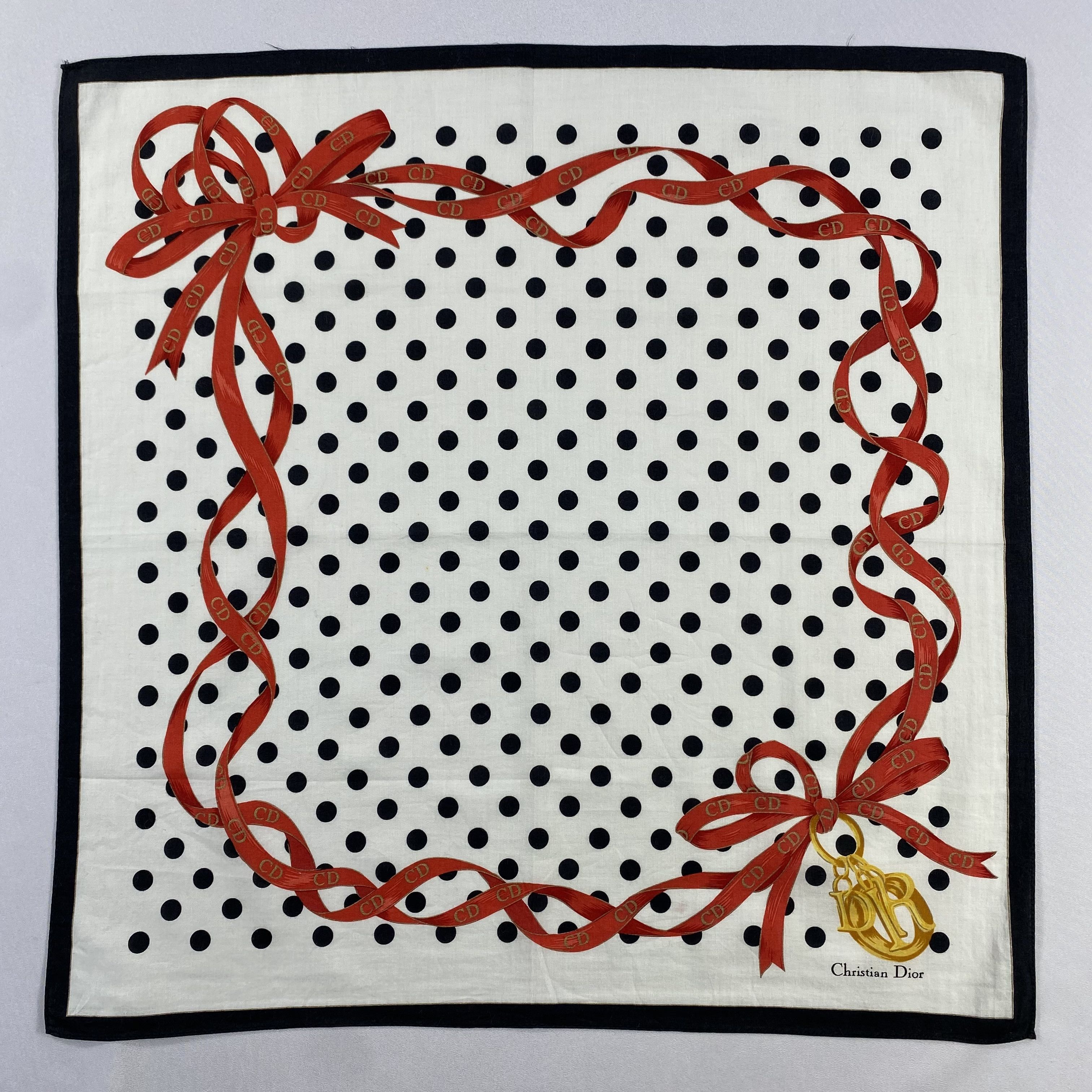 Vintage Christian Dior Monsieur Handkerchief / Neckerchief-P885 Size ONE SIZE - 1 Thumbnail