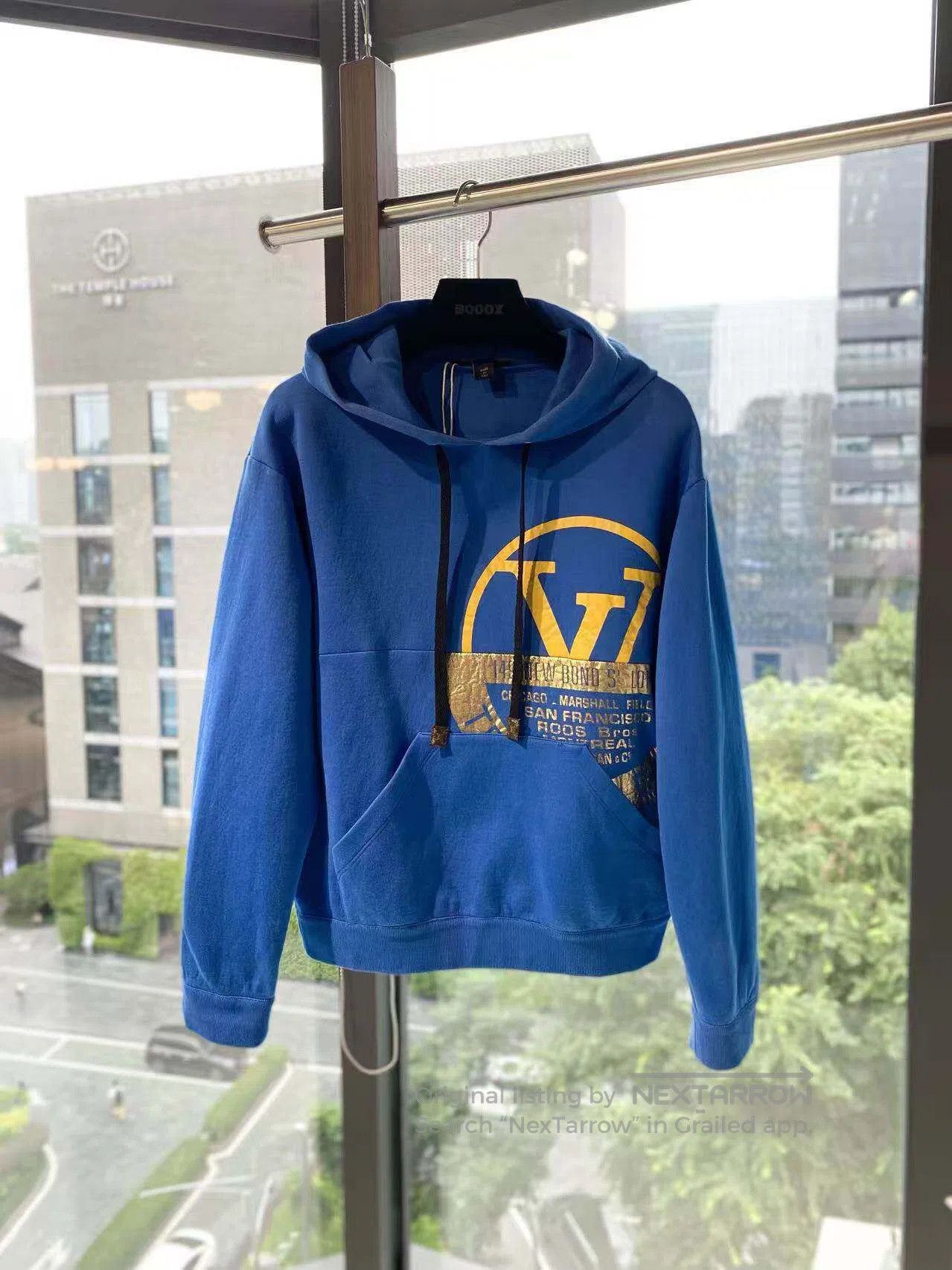 Louis Vuitton Louis Vuitton logo letter-print cotton crewneck long-sleev Size M / US 6-8 / IT 42-44 - 2 Thumbnail