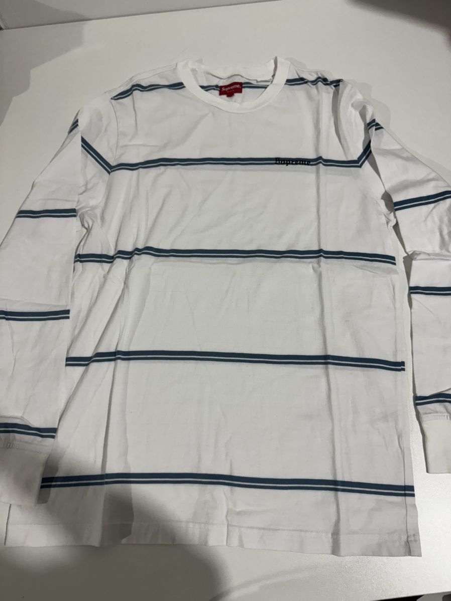 Supreme Supreme stripes LS tee Size US L / EU 52-54 / 3 - 1 Thumbnail