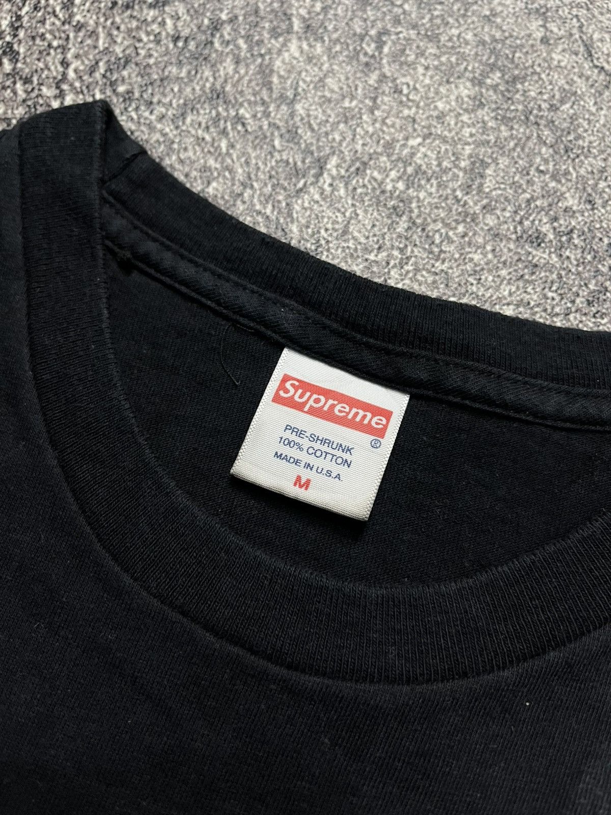 Supreme Supreme Mean Black T-Shirts Size US M / EU 48-50 / 2 - 3 Thumbnail