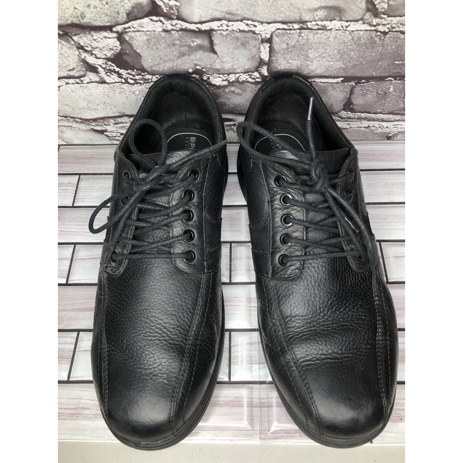 Other ABEO 24/7 Upland Black Leather Slip Resistant Oxfords Shoes Size US 11 / EU 44 - 19 Thumbnail