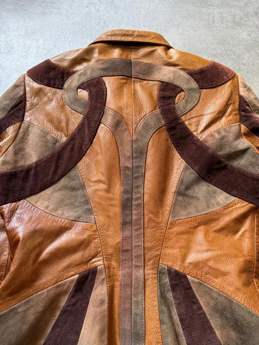 Roberto Cavalli 2000s Roberto Cavalli Imperial Brown Suede Leather Jacket Size M / US 6-8 / IT 42-44 - 7 Thumbnail