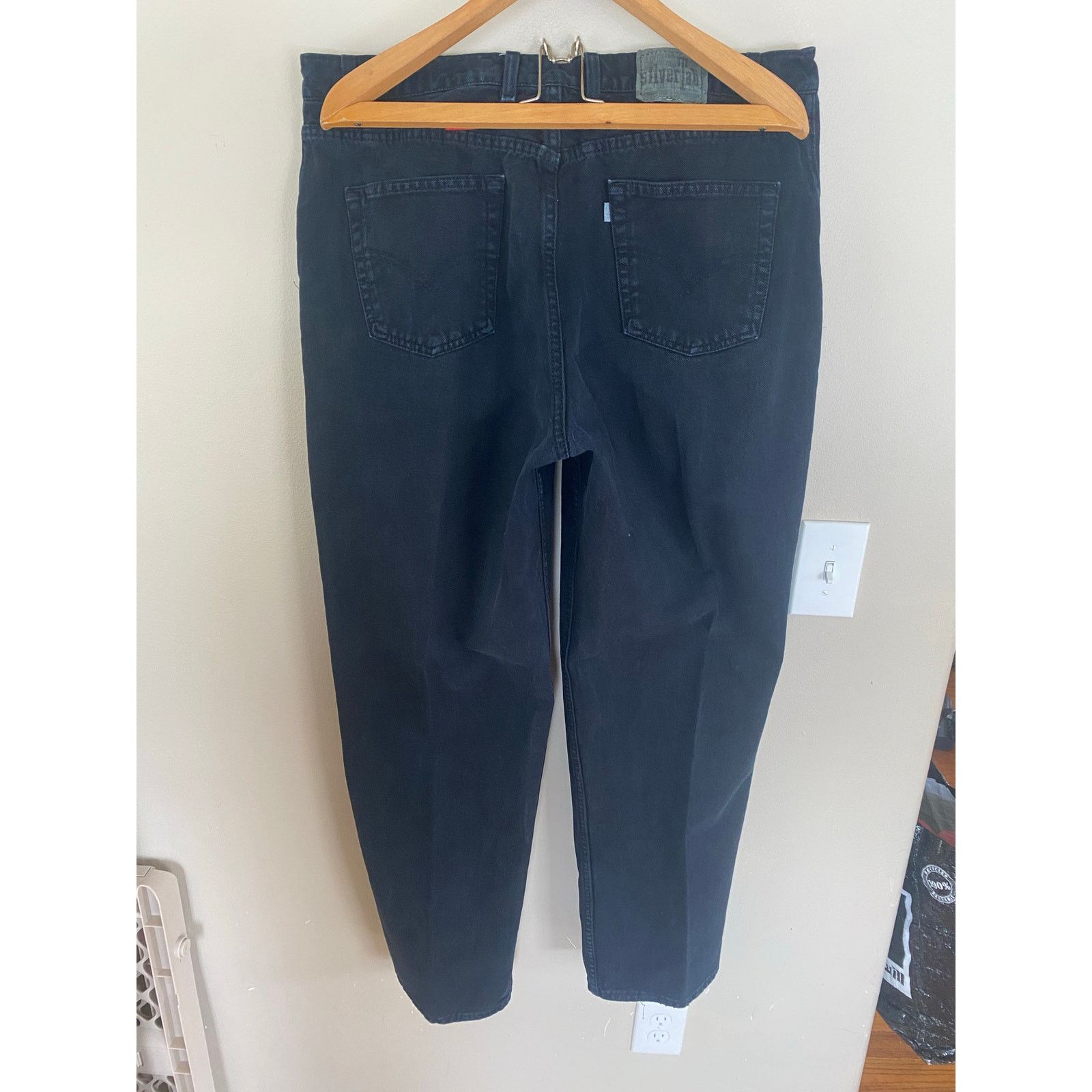 Levi's Levis 90s Silvertab Loose Tapered Blue Jeans 42x34 (40x34) * Size US 42 / EU 58 - 4 Thumbnail