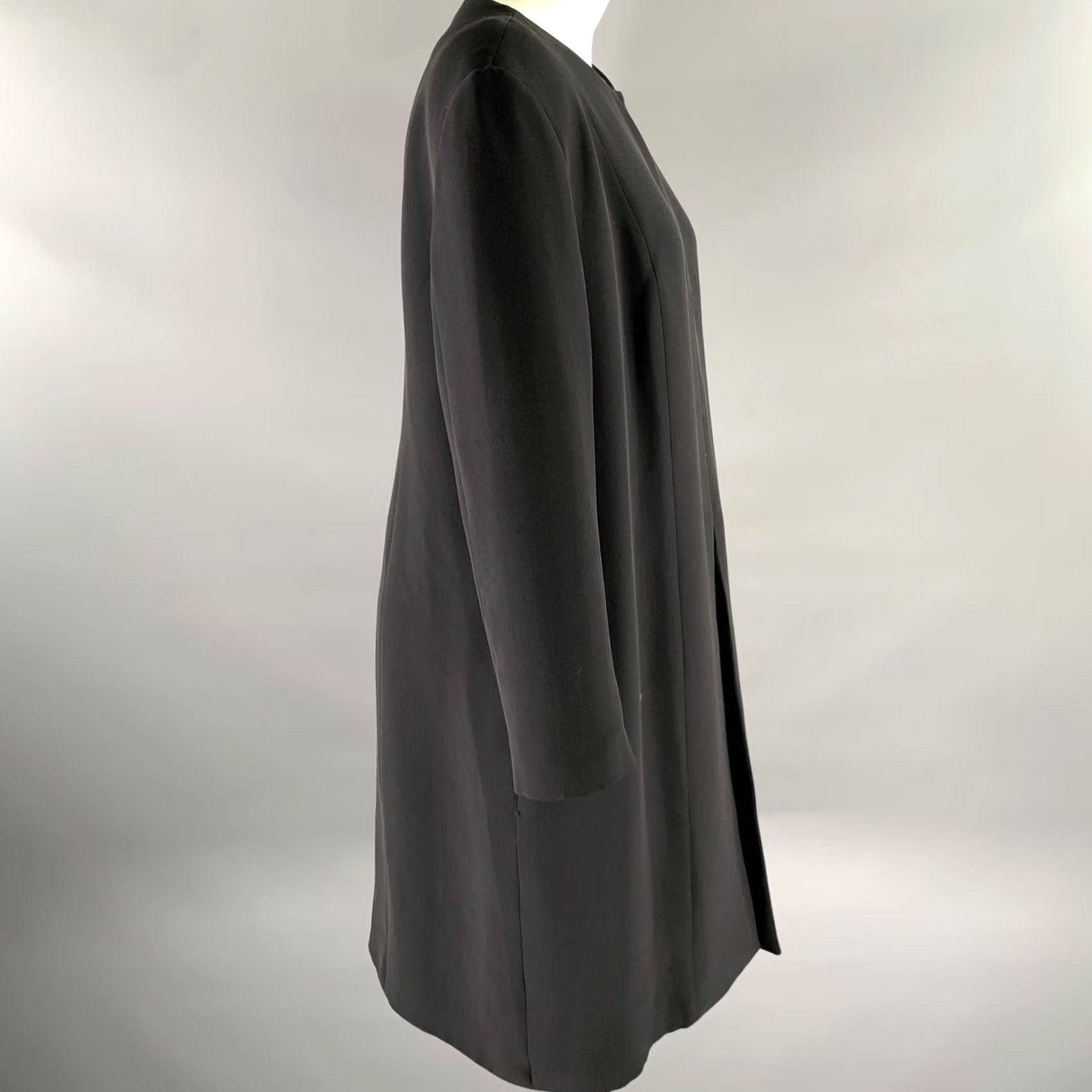 The Row THE ROW Cardigan Black Silk Size 14 Womens Size XL / US 12-14 / IT 48-50 - 3 Thumbnail