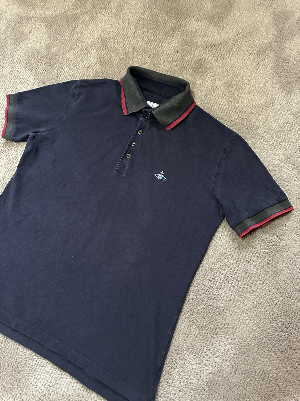 Vivienne Westwood Vintage Vivienne Westwood Polo Shirt Logo Orb Basic Luxury Size US XL / EU 56 / 4 - 3 Thumbnail