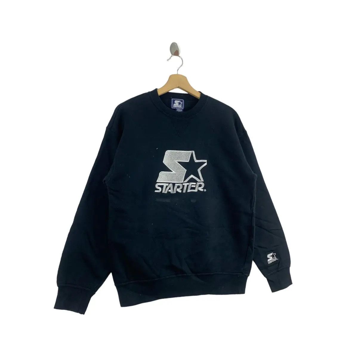 Starter Vtg STARTER ATHLETIC Embroidered Sport Sweatshirt Collegiate Size US L / EU 52-54 / 3 - 2 Thumbnail
