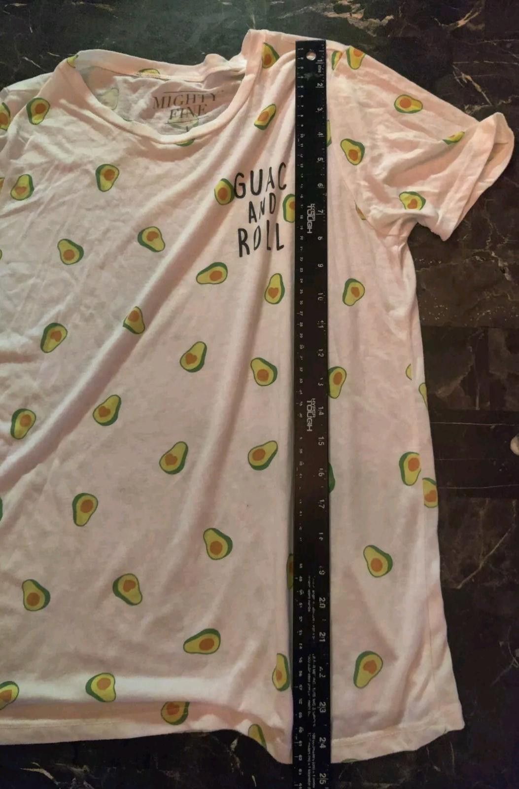 Other Mighty Fine Avocado Guac and Roll T-shirt Graphic Tee Funny Size L / US 10 / IT 46 - 10 Thumbnail