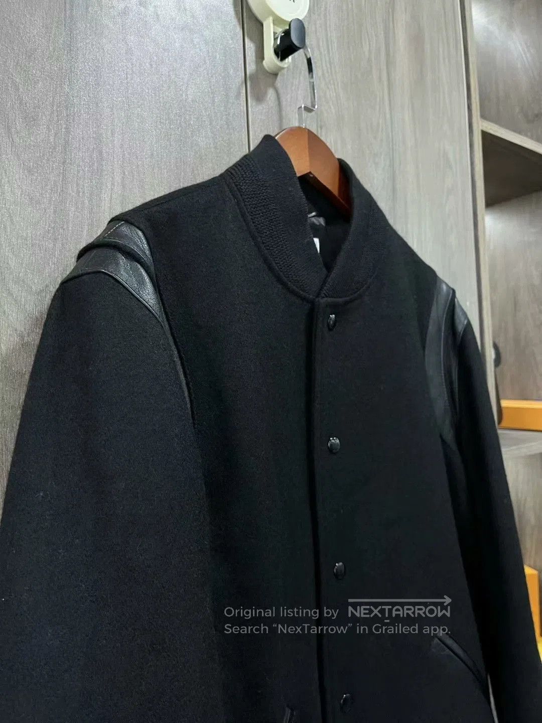Saint Laurent Paris saint laurent wool baseball jacket size 52. Size US L / EU 52-54 / 3 - 2 Thumbnail