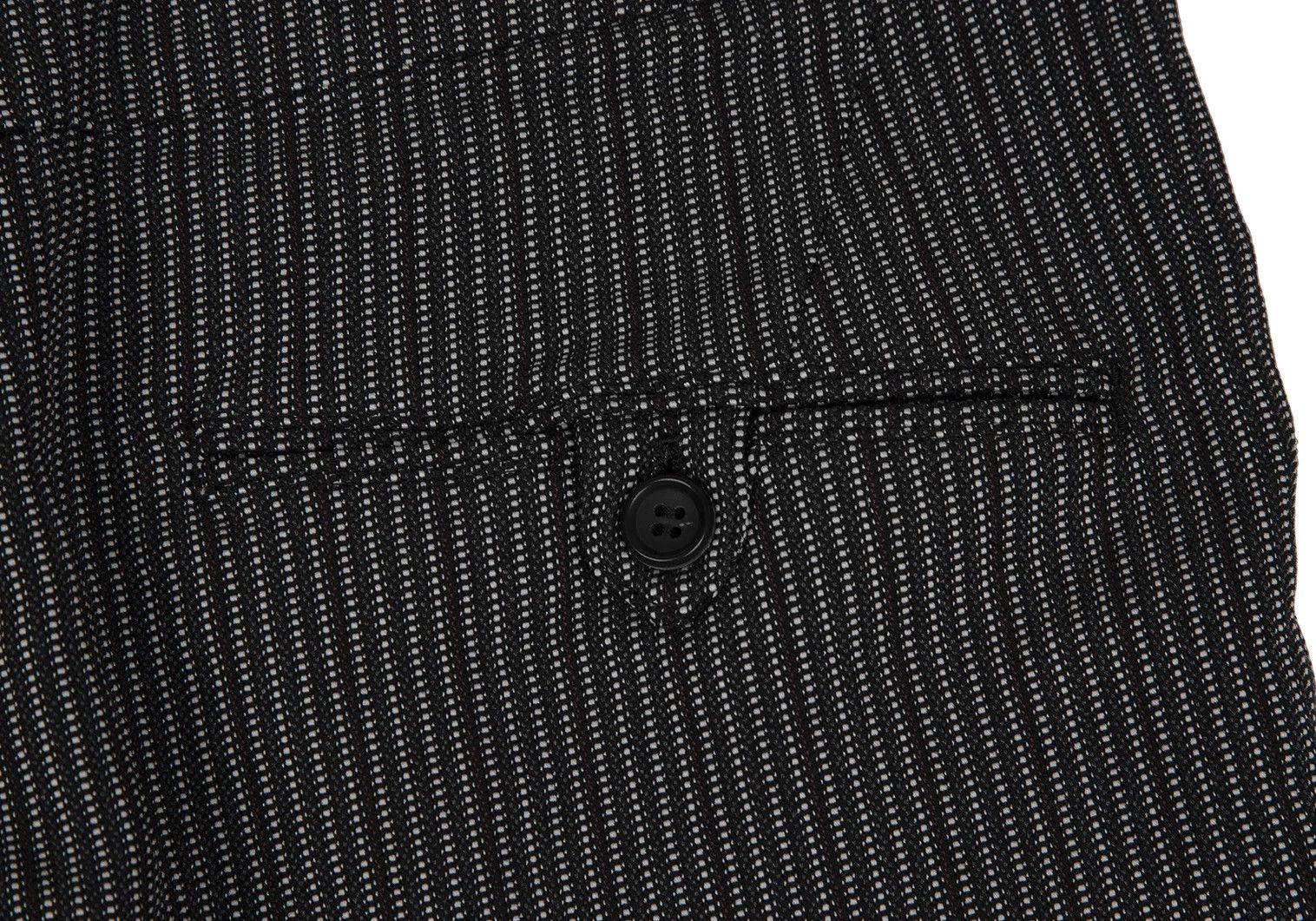 Junya Watanabe Polyester Striped Hip Cut Pants in Charcoal XS Size US 30 / EU 46 - 11 Thumbnail