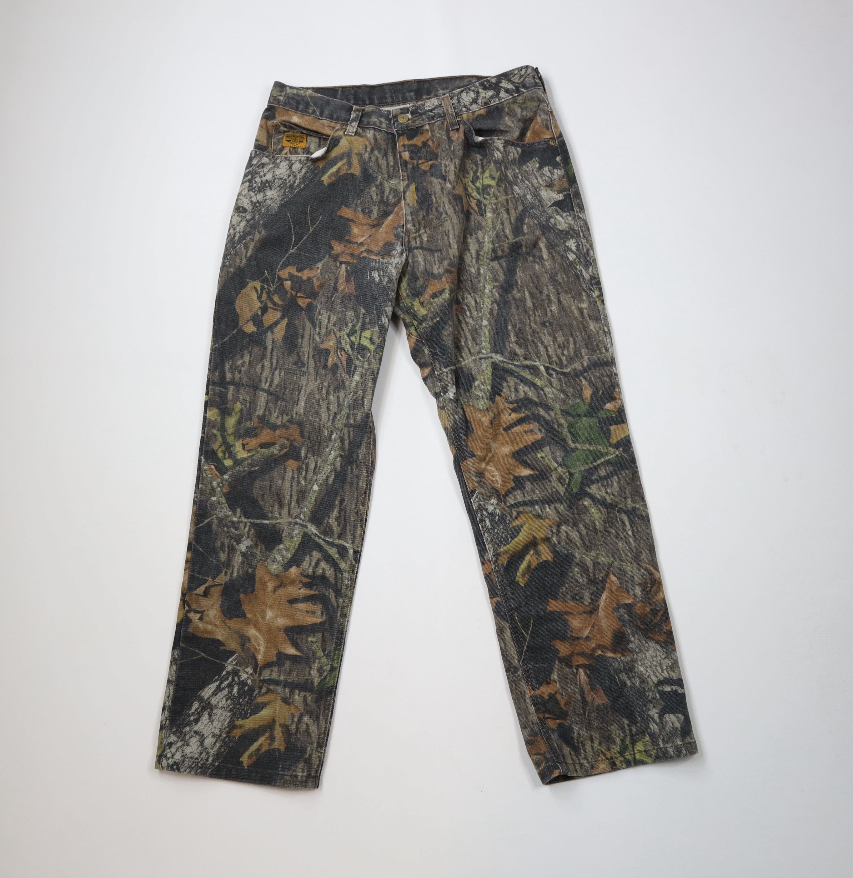 Vintage Vintage 90s Streetwear Camouflage Wide Leg Denim Jeans Size US 32 / EU 48 - 1 Thumbnail
