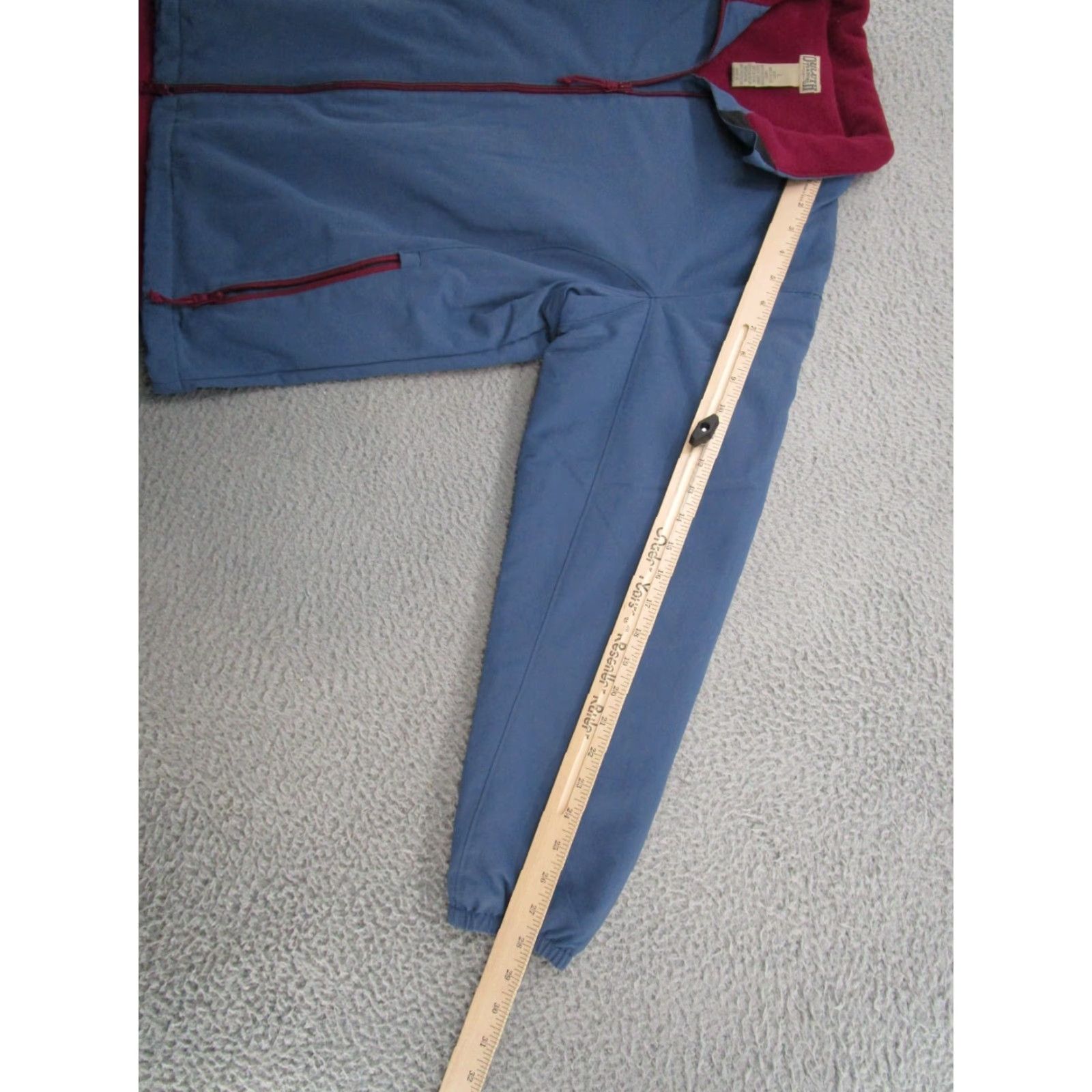 CO Duluth Nylon Jacket Fleece Lined Full Zip Womens Size L Outdoor Blue Long Sleeve Polyester Lining Jacket Clothing Mens Girls Size L / US 10 / IT 46 - 6 Thumbnail