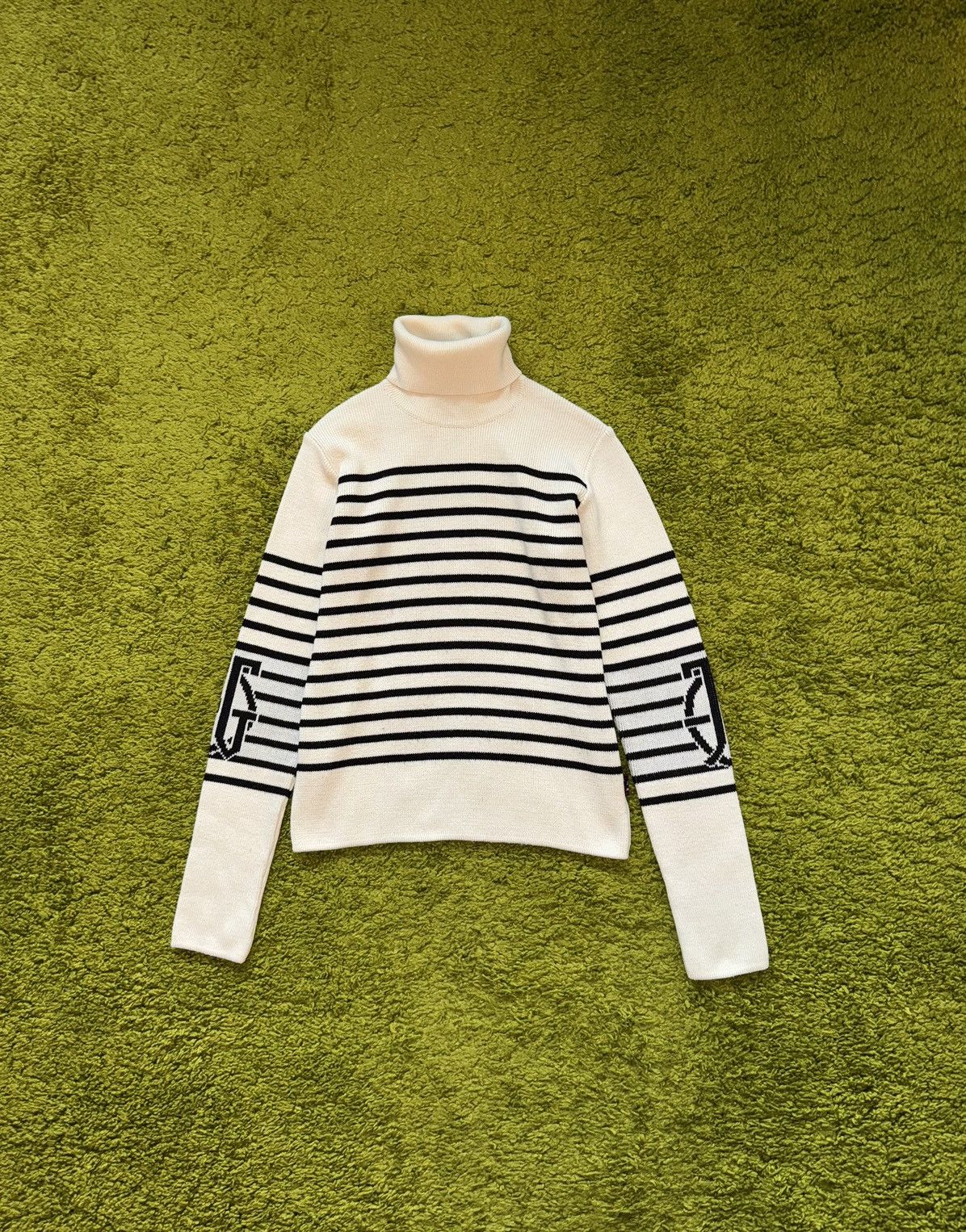 Jean Paul Gaultier × Vintage Jean Paul Gaultier A/W 2003 archive vintage striped sweater Size M / US 6-8 / IT 42-44 - 2 Thumbnail