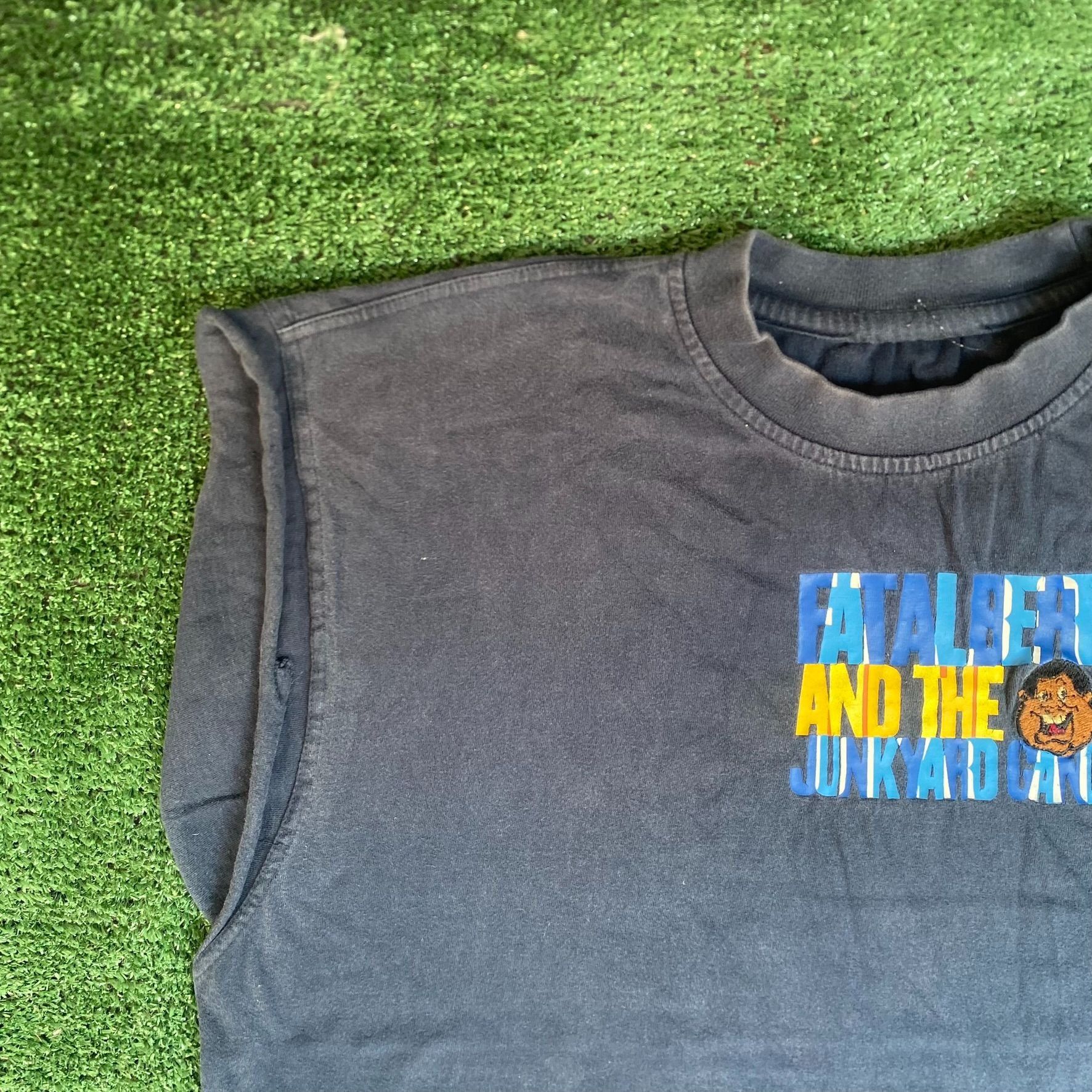 Fubu Vintage 90s Fat Albert Tank Top Platinum FUBU Cartoon Tee Size US XL / EU 56 / 4 - 2 Thumbnail