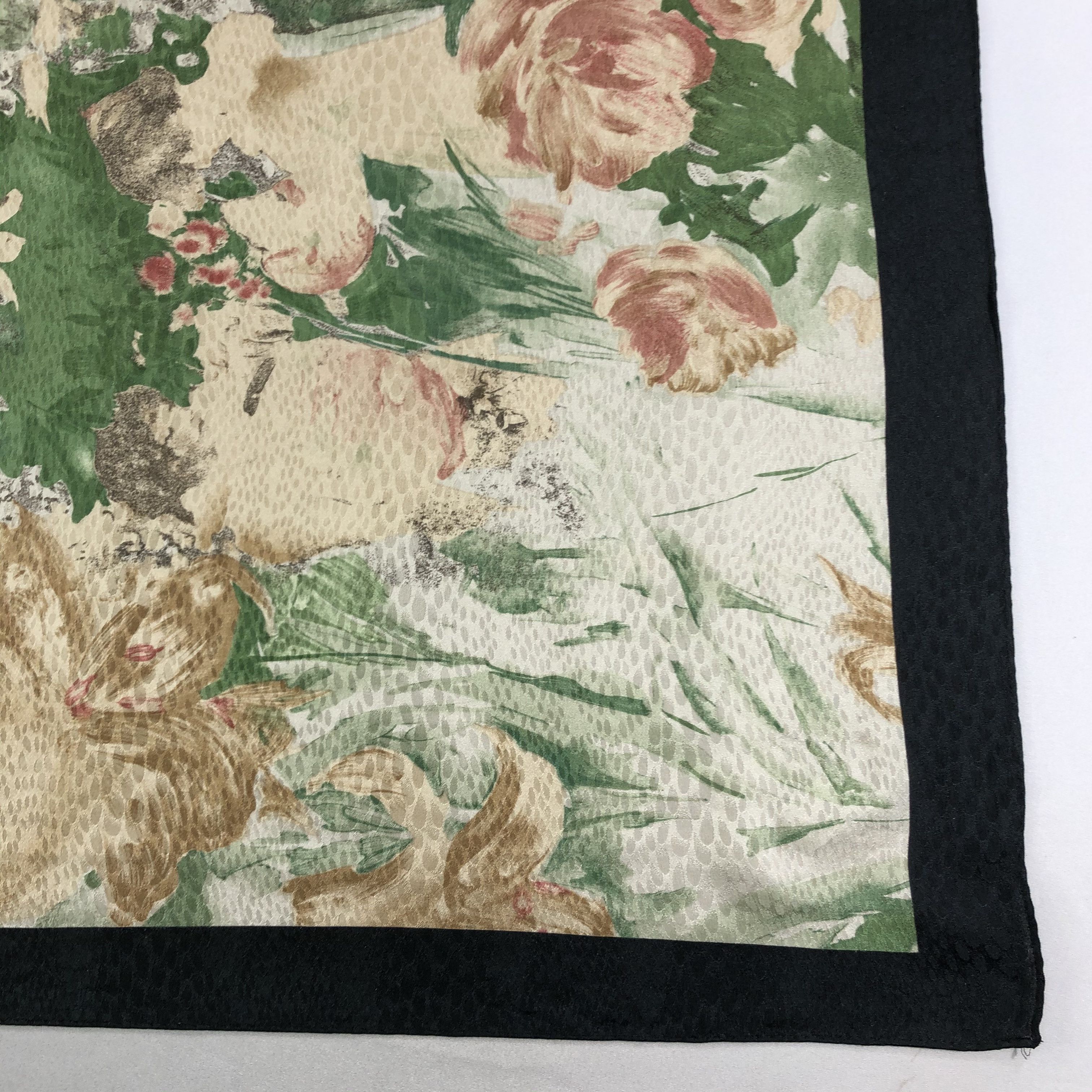 Vintage Vintage Silk Scarf Size ONE SIZE - 3 Thumbnail