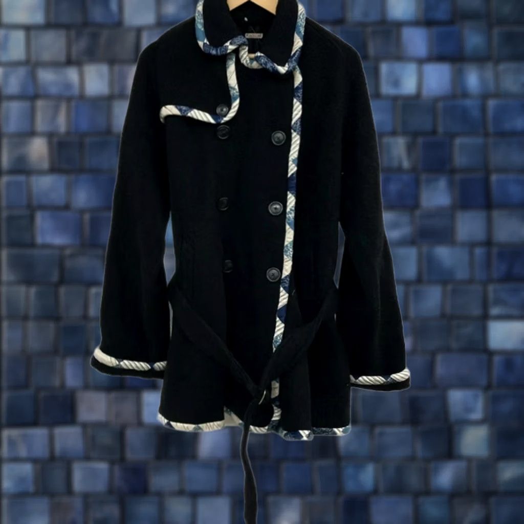 Kapital KAPITAL Coat Long Sleeve Winter Black Belted Size 4 Regular Mens Wool Overcoat Fashion Used Size US S / EU 44-46 / 1 - 1 Thumbnail