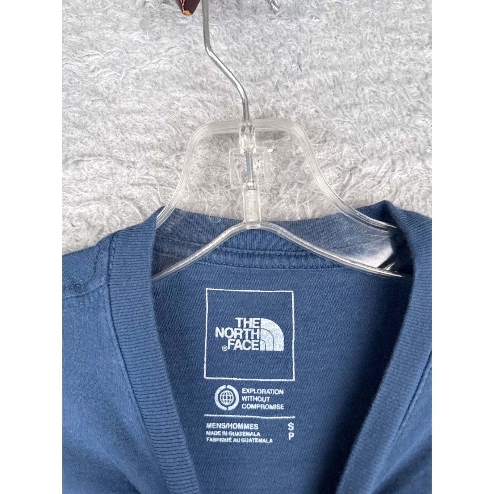 The North Face The North Face Blue Crew Shirt Men Small 100% Cotton Logo Outdoor Tee Size US S / EU 44-46 / 1 - 7 Thumbnail