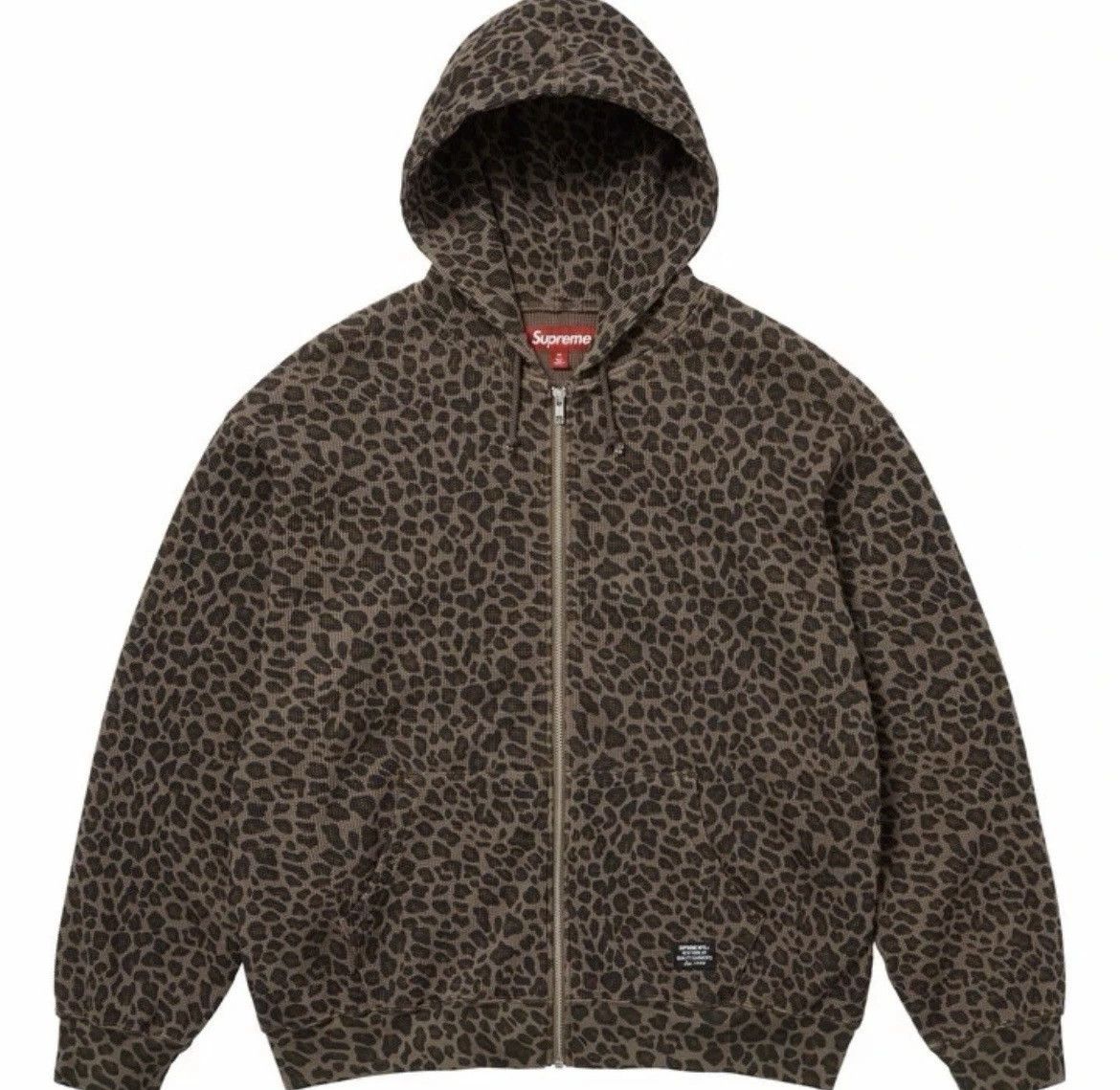 Supreme Size Medium Supreme Leopard Zip Up Hooded Thermal Size US M / EU 48-50 / 2 - 1 Thumbnail