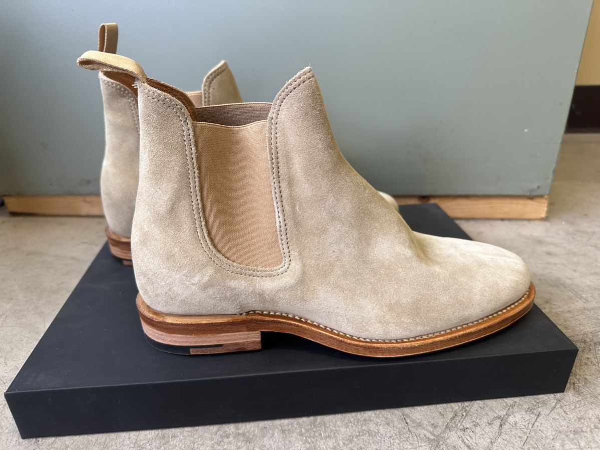Viberg Viberg Chelsea Suede Milkshake 8 US/7 UK Size US 8 / EU 41 - 1 Thumbnail