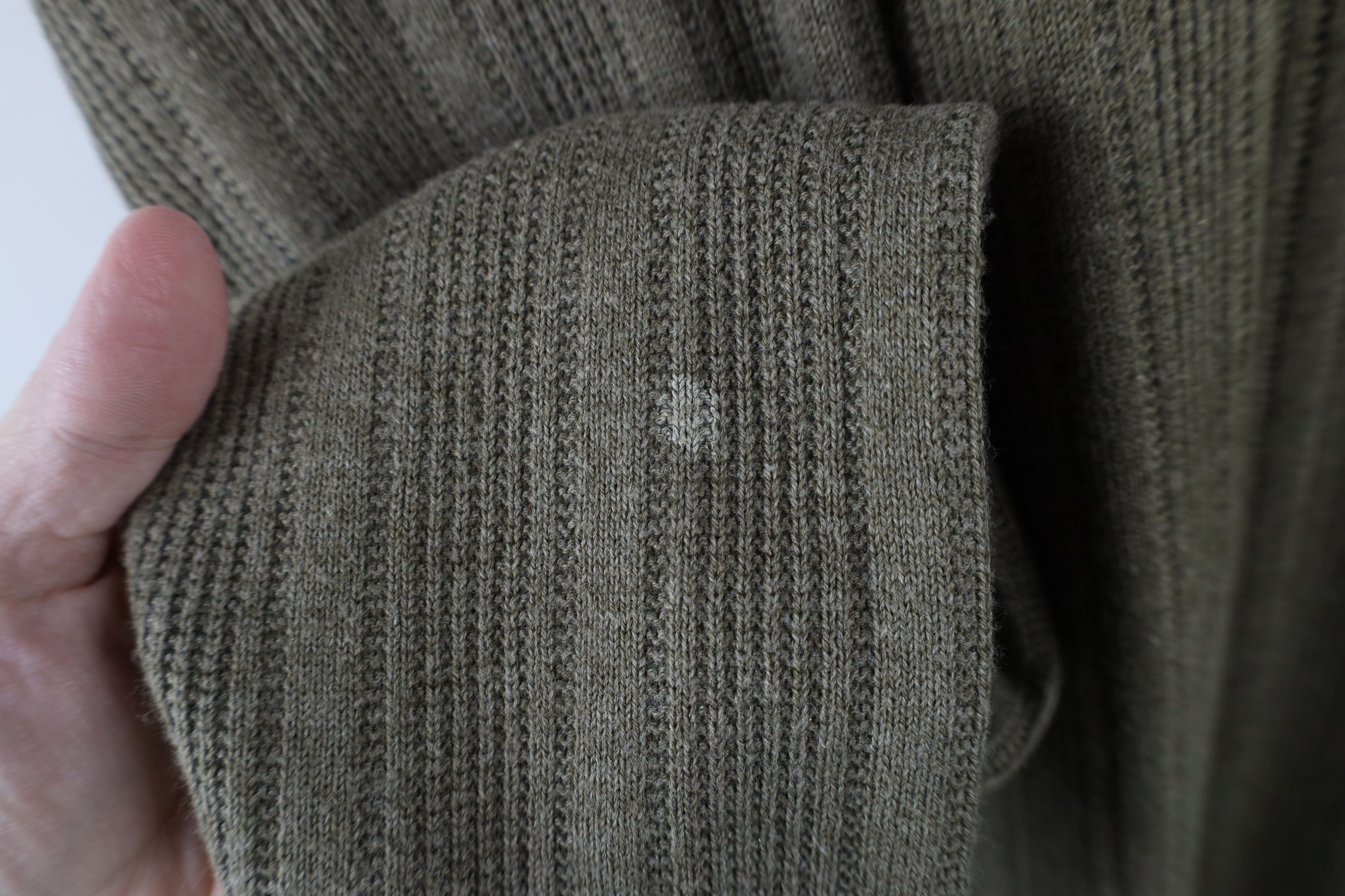 Vintage Vintage 90s Streetwear Ribbed Knit Long Sleeve Rugby Polo Size US L / EU 52-54 / 3 - 4 Thumbnail