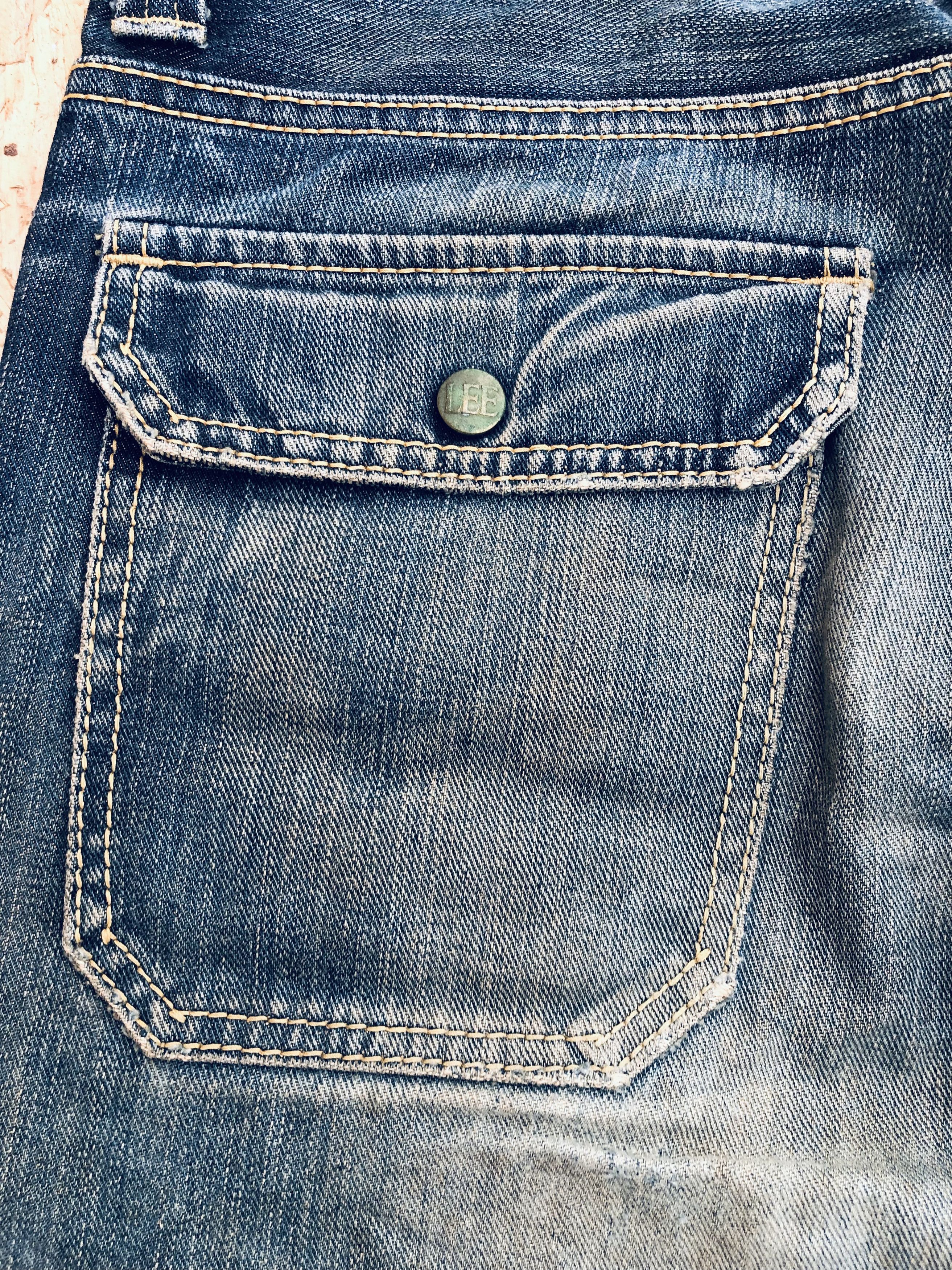 Designer × Lee 🔥Rare🔥Lee Distressed BushPant Style Jeans Size US 30 / EU 46 - 10 Thumbnail
