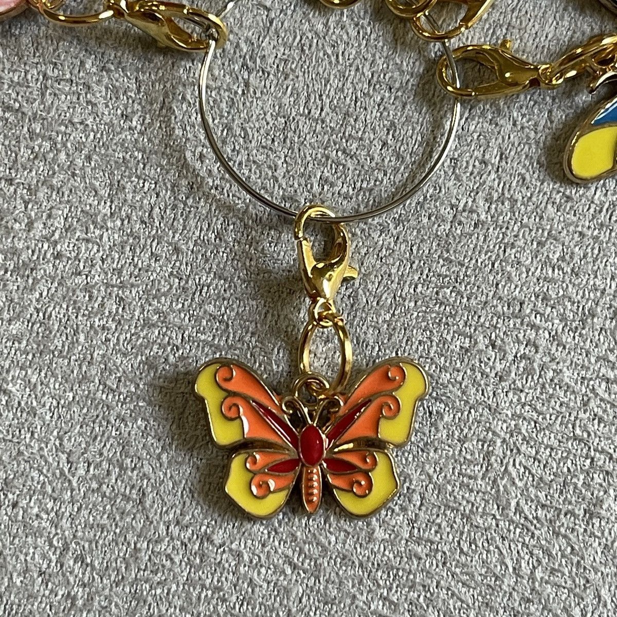 Other Butterfly mobile phone charm dust plug accessory Size ONE SIZE - 1 Preview
