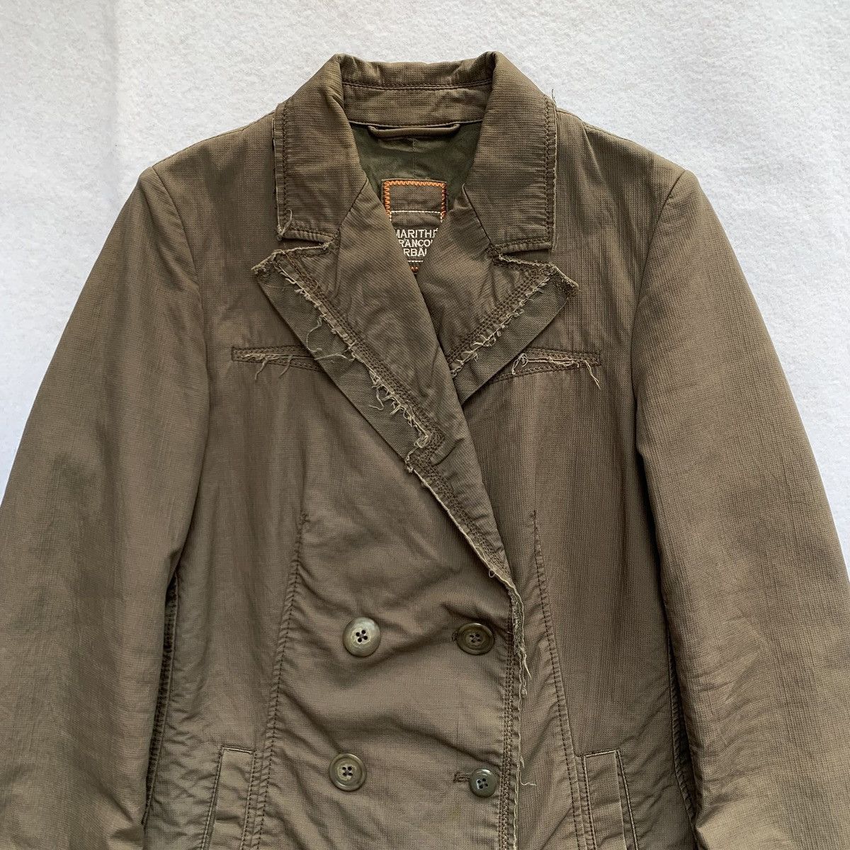 Marithe + Francois Girbaud Marithe Francois Girbaud Deconstructed Military Coat Size M / US 6-8 / IT 42-44 - 3 Thumbnail