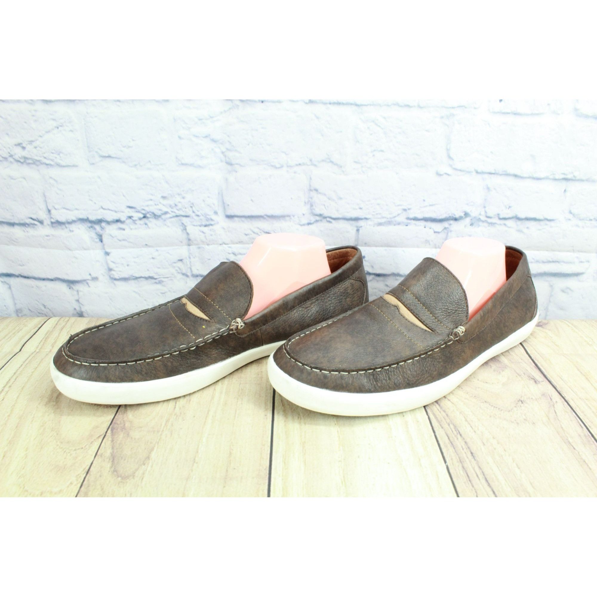 Leather LL Bean Mountainville Men's Slip On Penny Loafer Shoes Size US 13 / EU 46 - 2 Thumbnail