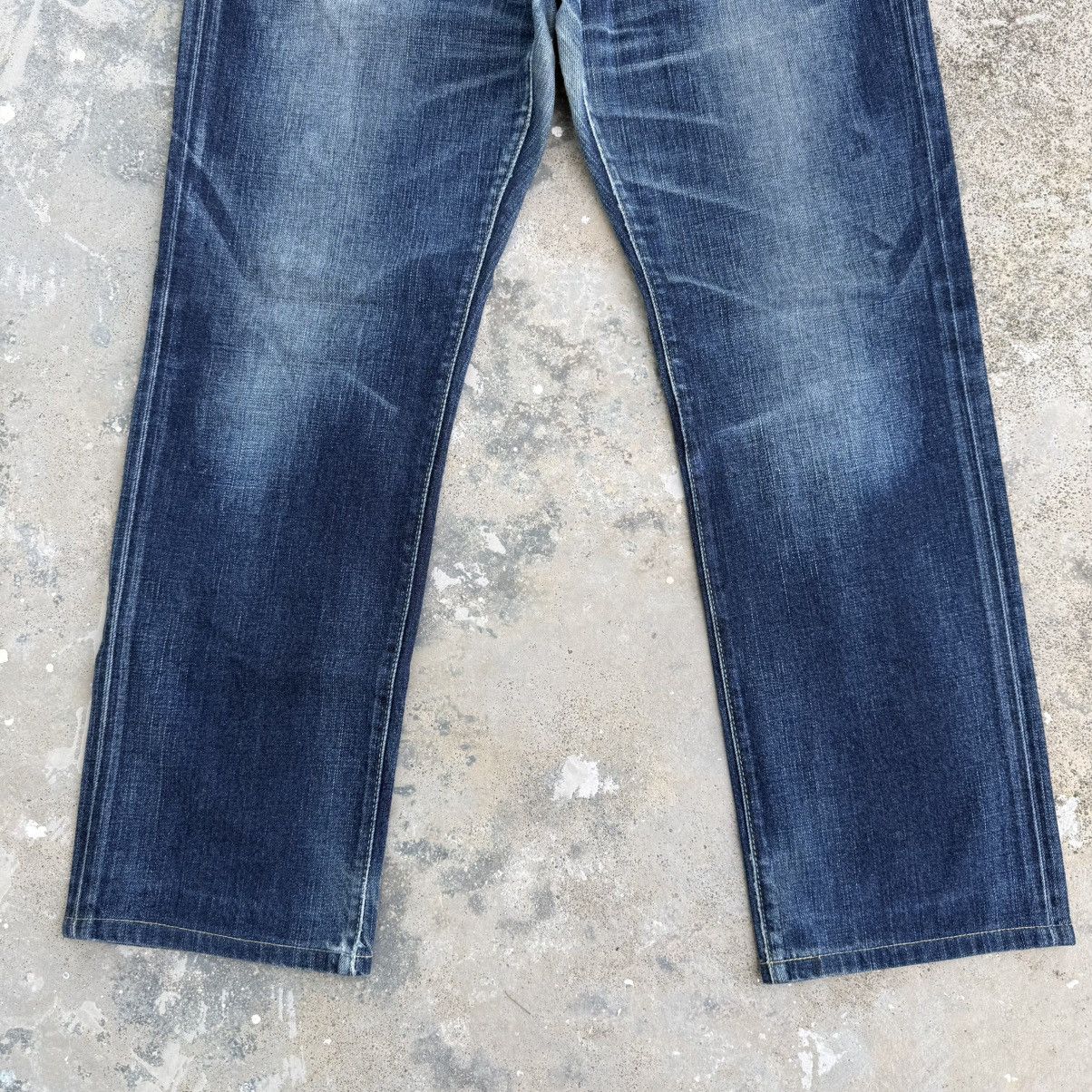 Japanese Brand VINTAGE BACK NUMBER DENIM JEAN PANTS Size US 36 / EU 52 - 4 Thumbnail