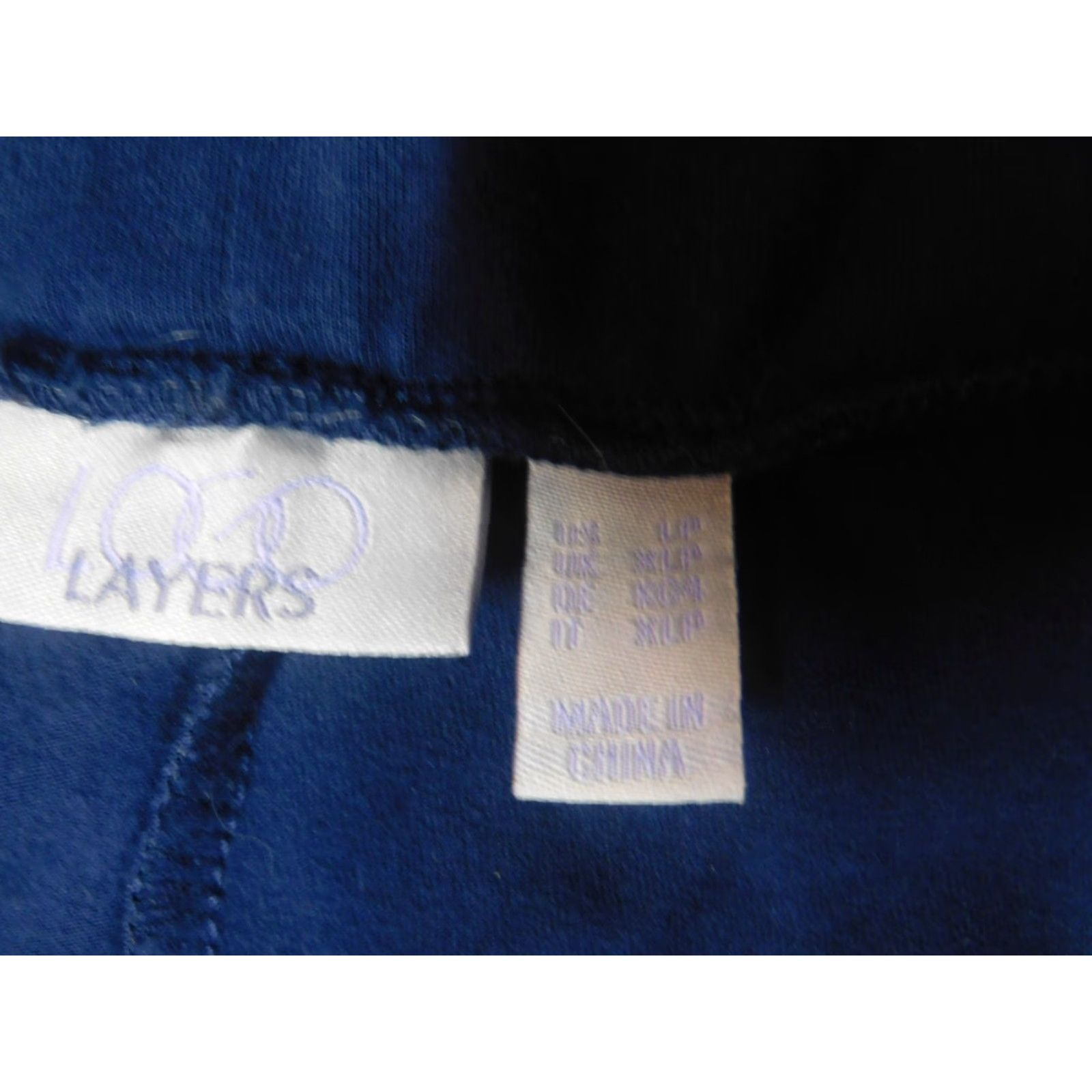 Vintage LOGO by Lori Goldstein Legging Leggings Petites Womens blue stretch 34 in PL Blue Ankle Inseam 26 in Stretch Logo Womens Size 24" / US 00 / IT 34 - 7 Thumbnail