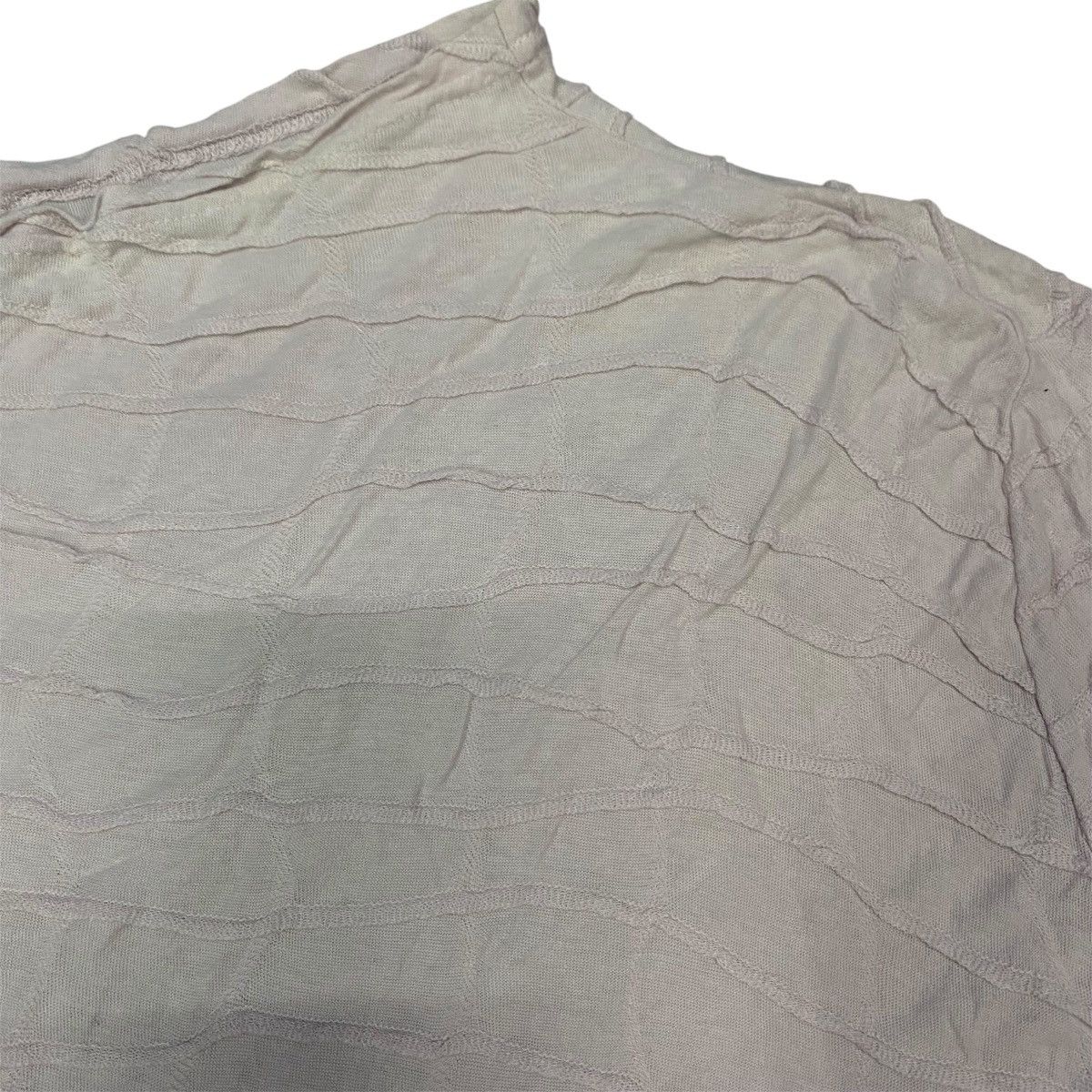 Issey Miyake Plantation Issey Miyake Top Blouse Textured Knit Size XS / US 0-2 / IT 36-38 - 7 Thumbnail